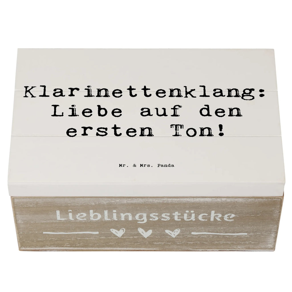 Holzkiste Spruch Klarinette Liebe Geschenkdose, Kiste, Truhe, Schatzkiste, Erinnerungskiste, Dekokiste, Erinnerungsbox, Holzkiste, Geschenkbox, Schatulle, Aufbewahrungsbox, XXL, Instrumente, Geschenke Musiker, Musikliebhaber