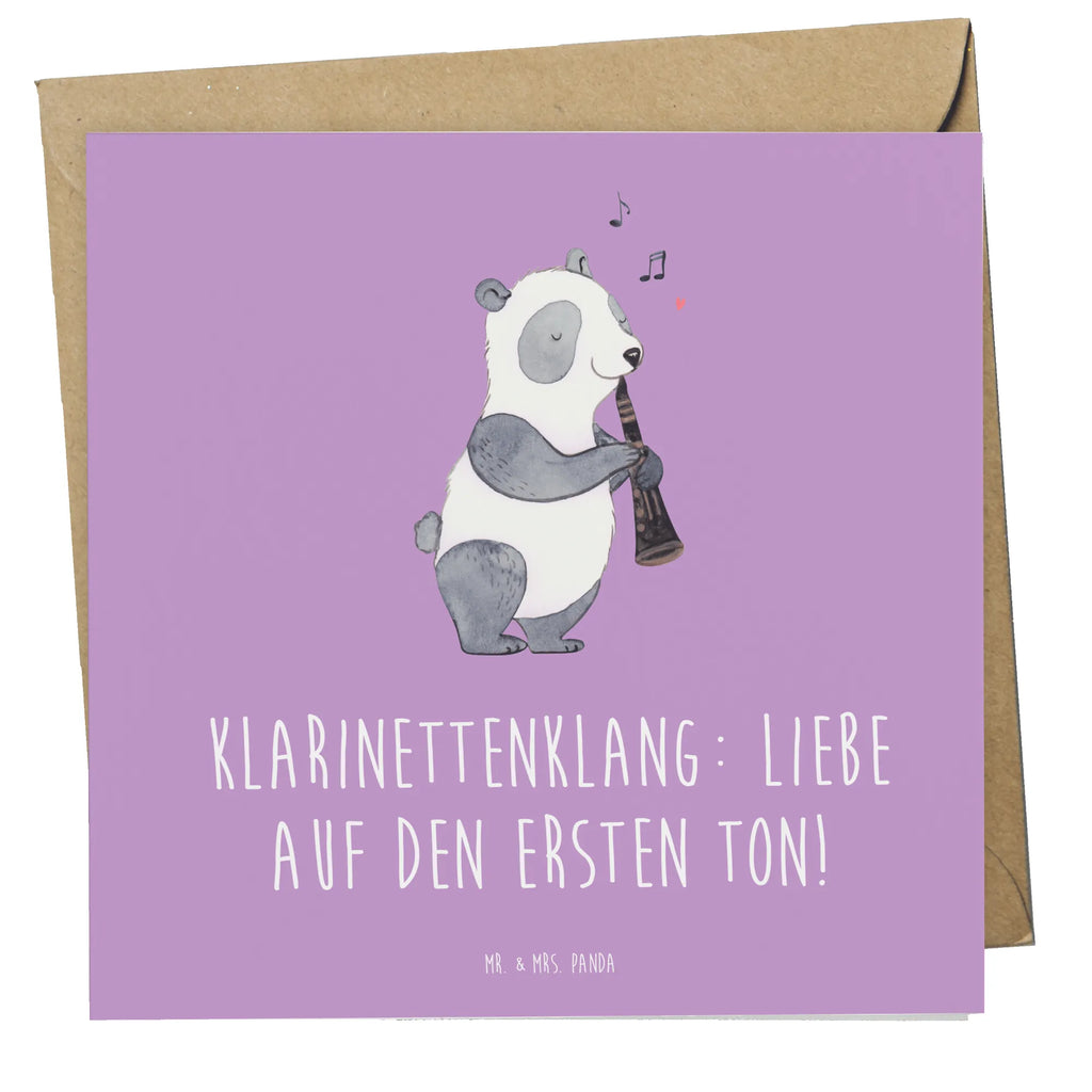 Deluxe Card Klarinettenklang: Liebe auf den ersten Ton! Hochwertige Klappkarte, Klappkarte, Hochzeitskarte, Glückwunschkarte, Karte, Hochwertige Grußkarte, Einladungskarte, Geburtstagskarte, Grußkarte, Instrumente, Geschenke Musiker, Musikliebhaber