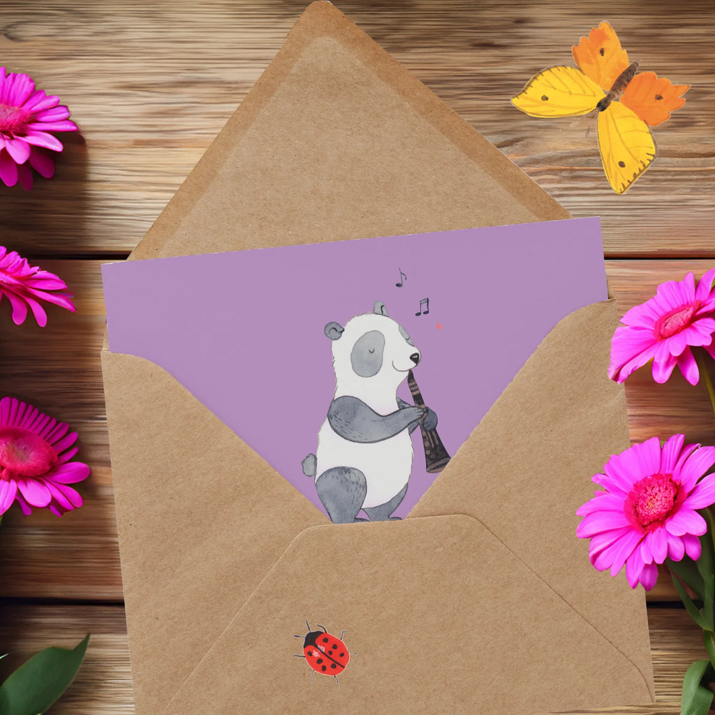 Deluxe Card Klarinettenklang: Liebe auf den ersten Ton! Hochwertige Klappkarte, Klappkarte, Hochzeitskarte, Glückwunschkarte, Karte, Hochwertige Grußkarte, Einladungskarte, Geburtstagskarte, Grußkarte, Instrumente, Geschenke Musiker, Musikliebhaber