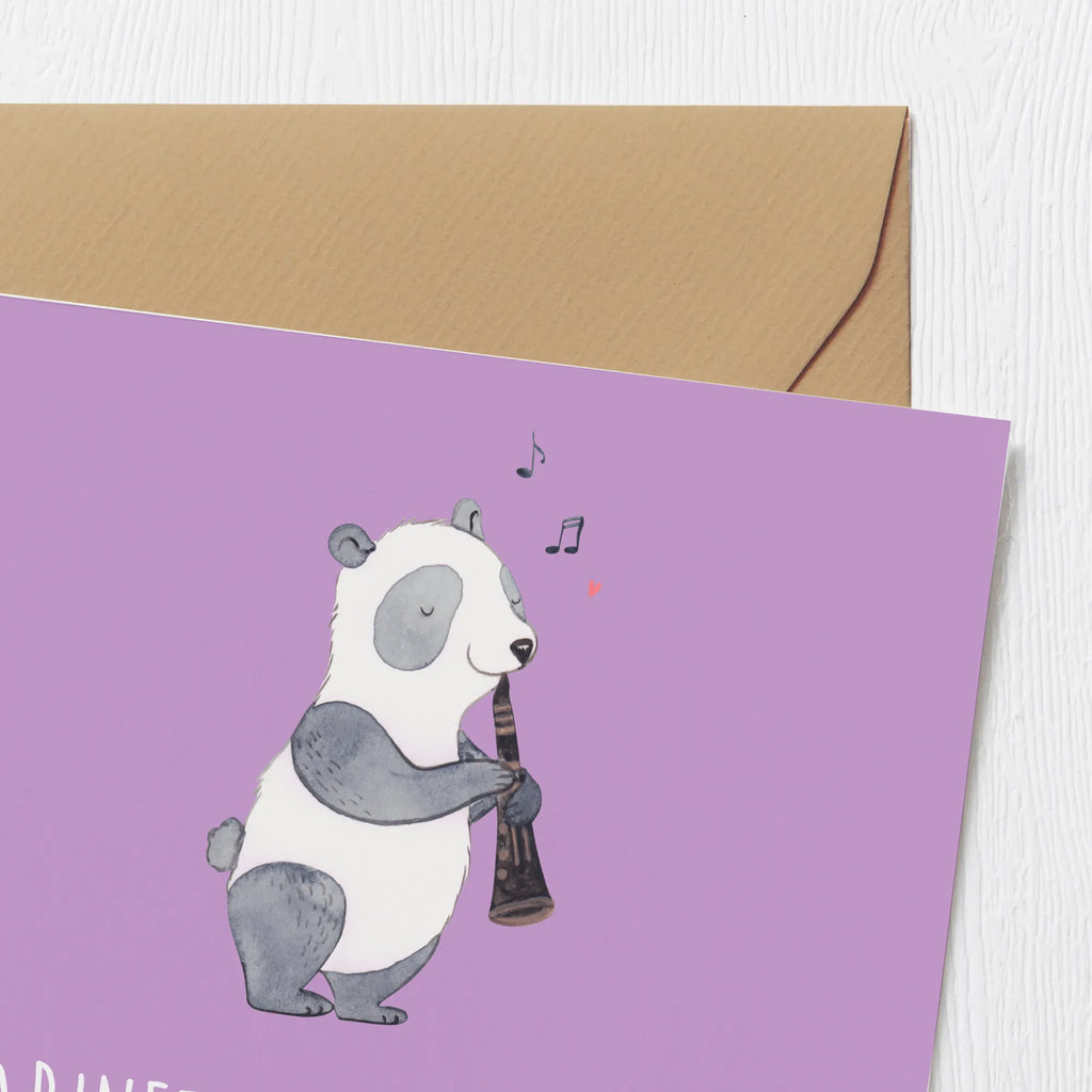 Deluxe Card Klarinettenklang: Liebe auf den ersten Ton! Hochwertige Klappkarte, Klappkarte, Hochzeitskarte, Glückwunschkarte, Karte, Hochwertige Grußkarte, Einladungskarte, Geburtstagskarte, Grußkarte, Instrumente, Geschenke Musiker, Musikliebhaber