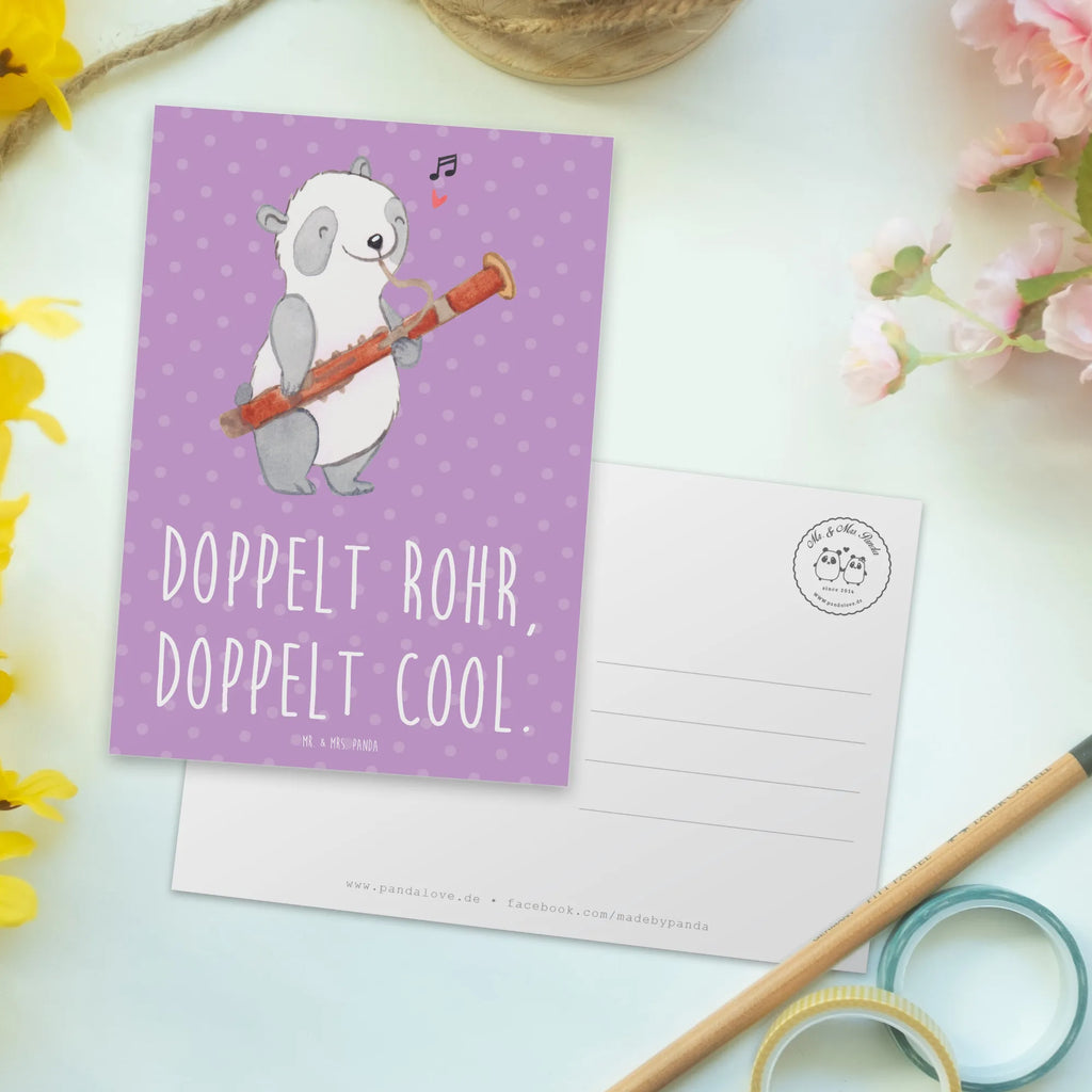 Postcard Doppelt Rohr, doppelt cool. Ansichtskarte, Einladung, Postkarte, Grußkarte, Einladungskarten Geburtstag, Karte, Ansichtskarten, Einladungskarte, Geschenkkarte, Geburtstagskarte, Dankeskarte, Einladung Geburtstag, Instrumente, Geschenke Musiker, Musikliebhaber