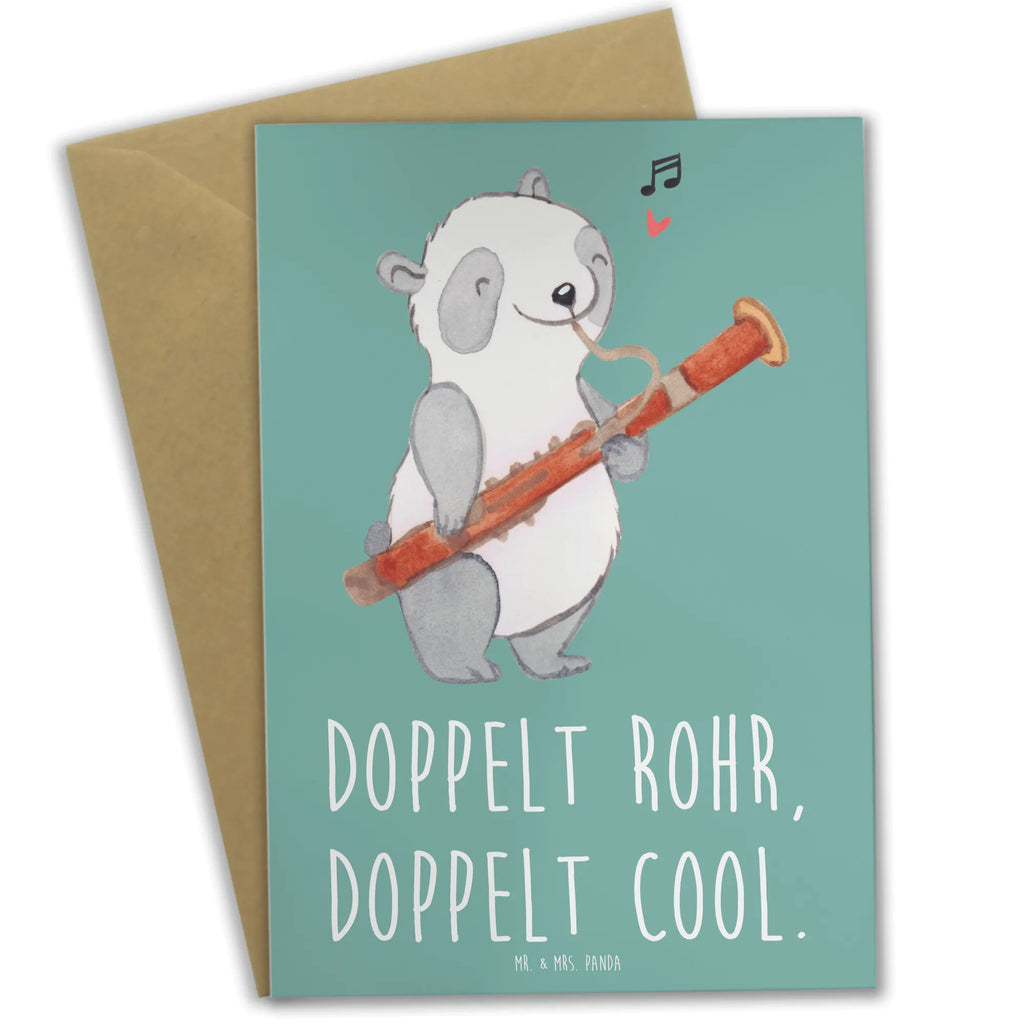 Grußkarte Fagott Doppelt Cool Ansichtskarten, Karte, Hochzeitskarte, Grußkarte, Einladungskarte, Geburtstagskarte, Klappkarte, Glückwunschkarte, Instrumente, Geschenke Musiker, Musikliebhaber