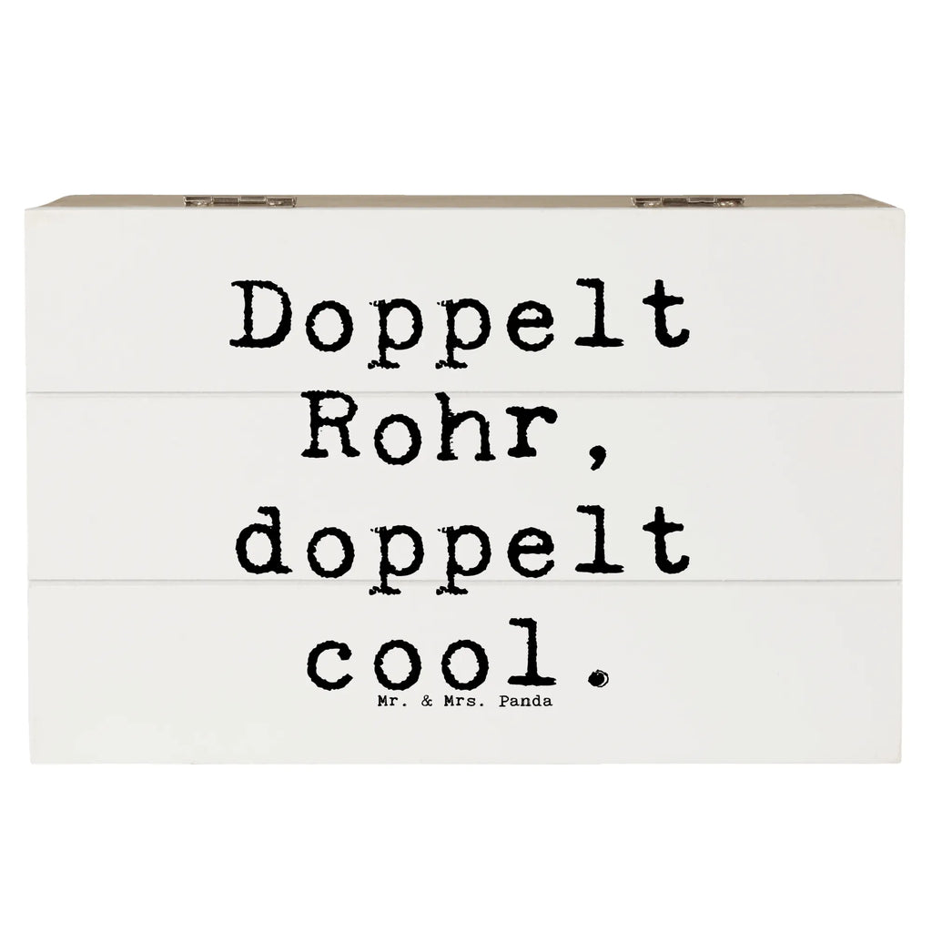 Holzkiste Spruch Fagott Doppelt Cool Holzkiste, Erinnerungskiste, Geschenkdose, Schatulle, Aufbewahrungsbox, Kiste, Dekokiste, Geschenkbox, XXL, Truhe, Erinnerungsbox, Schatzkiste, Instrumente, Geschenke Musiker, Musikliebhaber