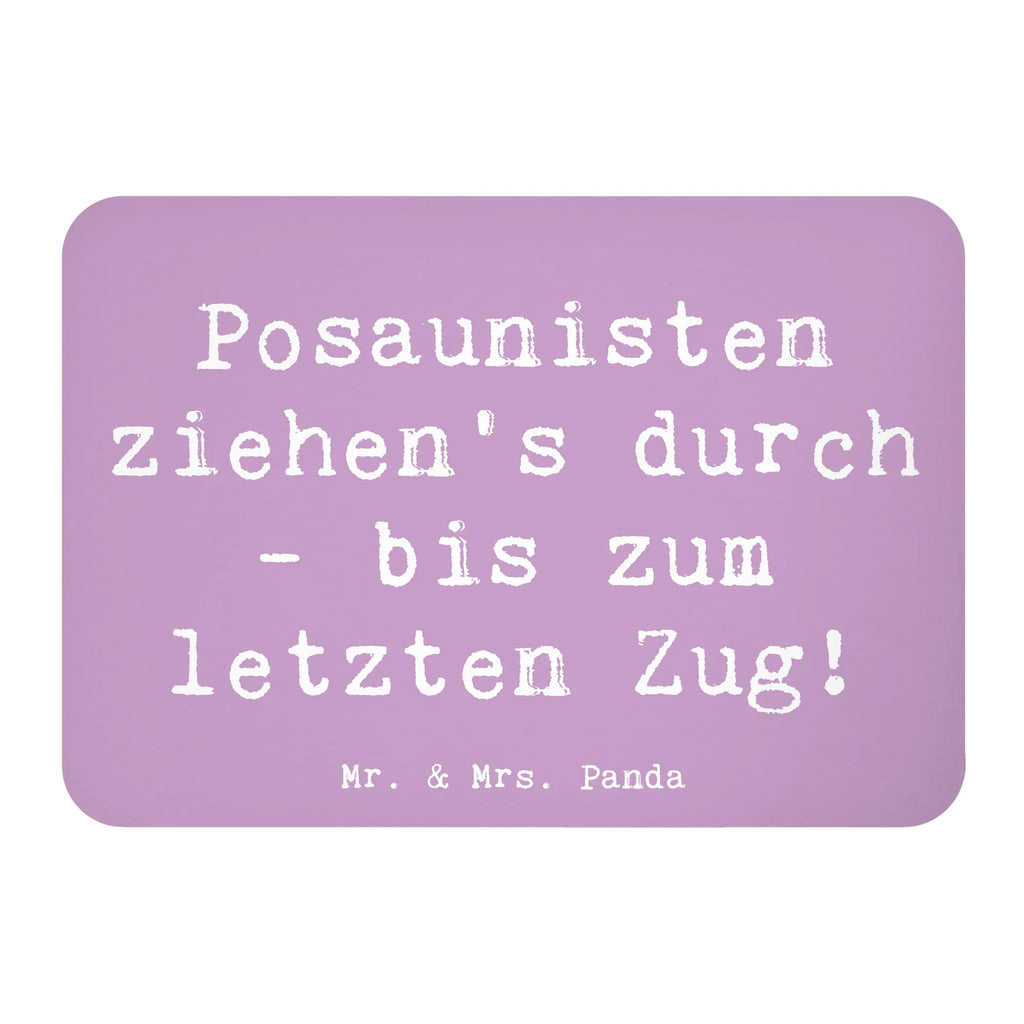 Magnet Saying Posaunisten ziehen's durch - bis zum letzten Zug! Motivmagnete, Kühlschrankmagnet, Souvenir Magnet, Pinnwandmagnet, Kühlschrank Dekoration, Whiteboard Magnet, Dekomagnet, Notiz Magnet, Instrumente, Geschenke Musiker, Musikliebhaber