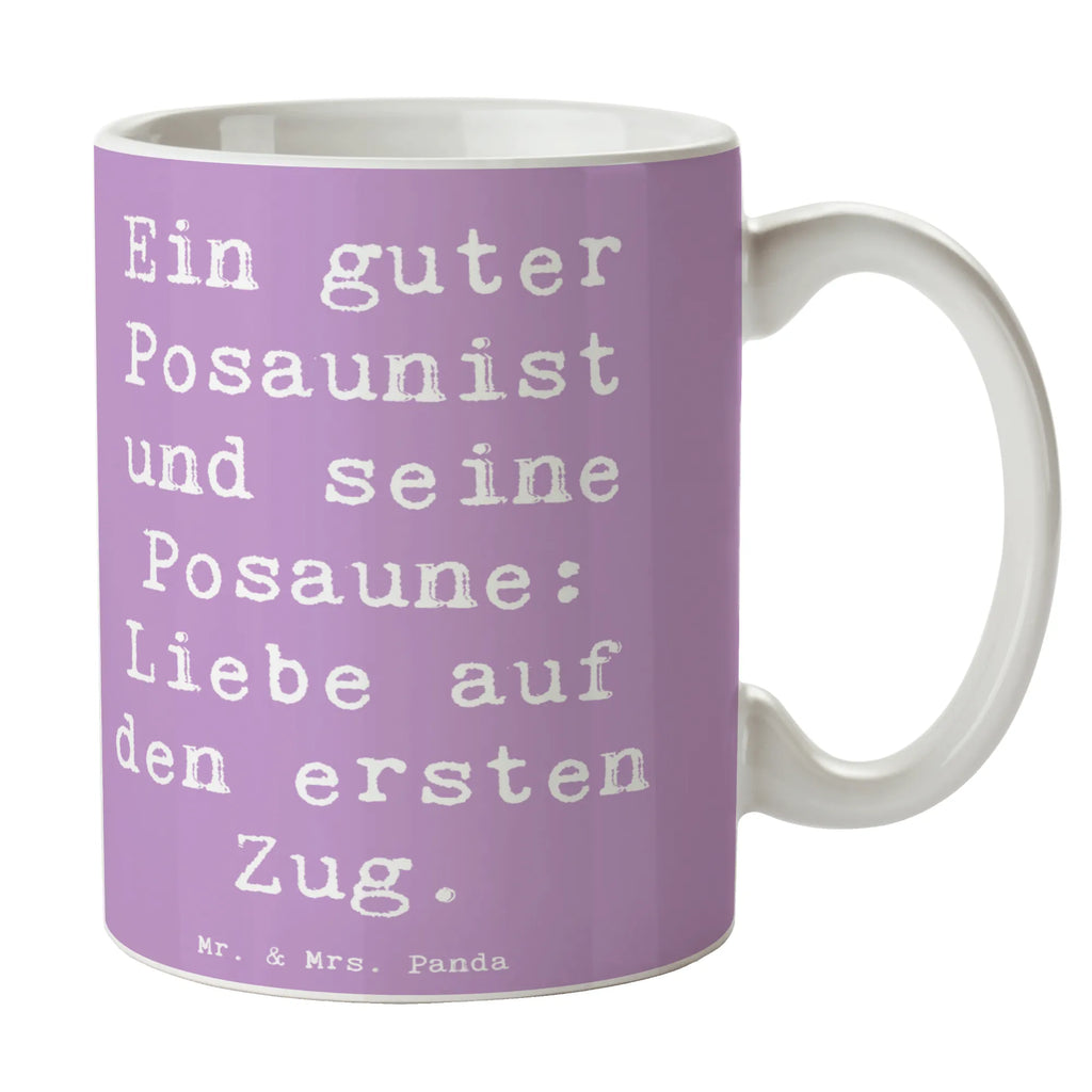 Tasse Spruch Posaune Liebe Tasse mit Motiven, Tasse mit Zitaten, Teetasse, Kaffeetasse, Tasse, Porzellantasse, Geschenktasse, Keramiktasse, Bürotasse, Instrumente, Geschenke Musiker, Musikliebhaber