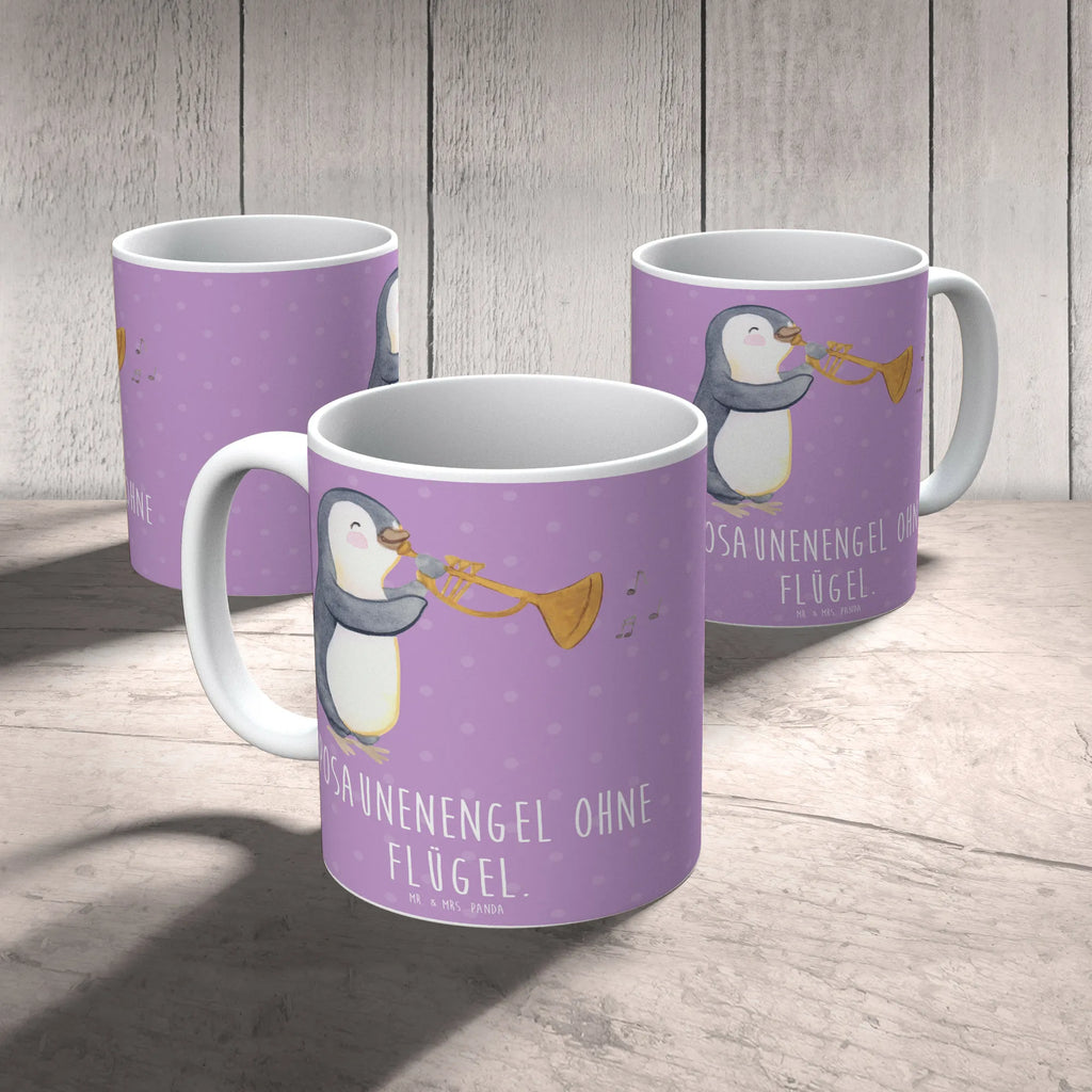 Mug Posaunenengel ohne Flügel. Bürotasse, Kaffeetasse, Teetasse, Tasse, Geschenktasse, Keramiktasse, Tasse mit Motiven, Porzellantasse, Tasse mit Zitaten, Instrumente, Geschenke Musiker, Musikliebhaber