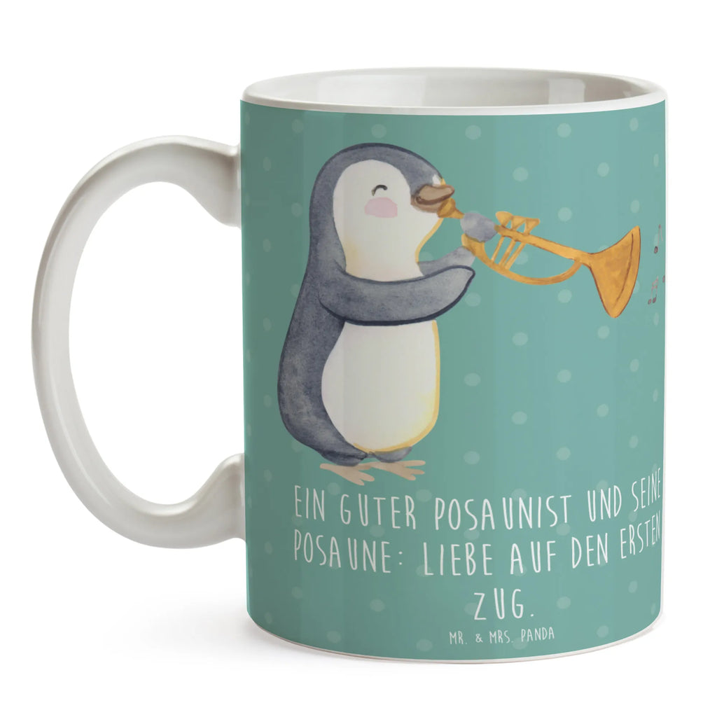 Tasse Posaune Liebe Tasse mit Motiven, Geschenktasse, Keramiktasse, Tasse, Teetasse, Tasse mit Zitaten, Porzellantasse, Bürotasse, Kaffeetasse, Instrumente, Geschenke Musiker, Musikliebhaber