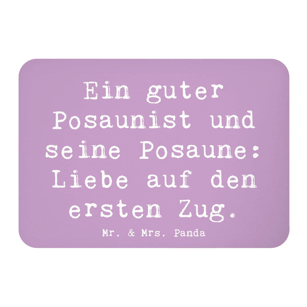 Magnet Saying Ein guter Posaunist und seine Posaune: Liebe auf den ersten Zug. Pinnwandmagnet, Souvenir Magnet, Kühlschrank Dekoration, Kühlschrankmagnet, Notiz Magnet, Dekomagnet, Motivmagnete, Whiteboard Magnet, Instrumente, Geschenke Musiker, Musikliebhaber