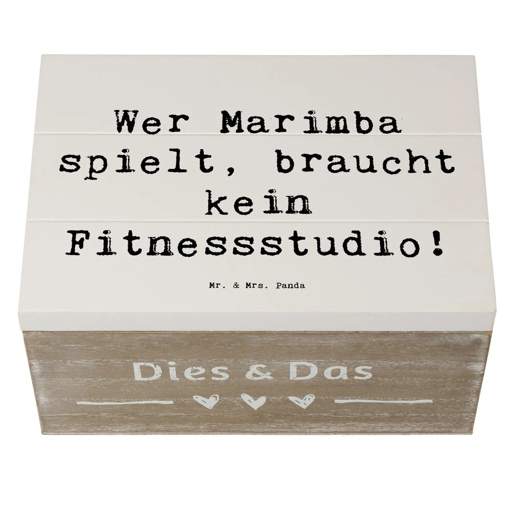 Wooden chest Saying Wer Marimba spielt, braucht kein Fitnessstudio! Erinnerungskiste, Geschenkdose, Schatulle, Truhe, Schatzkiste, XXL, Aufbewahrungsbox, Holzkiste, Kiste, Geschenkbox, Dekokiste, Erinnerungsbox, Instrumente, Geschenke Musiker, Musikliebhaber