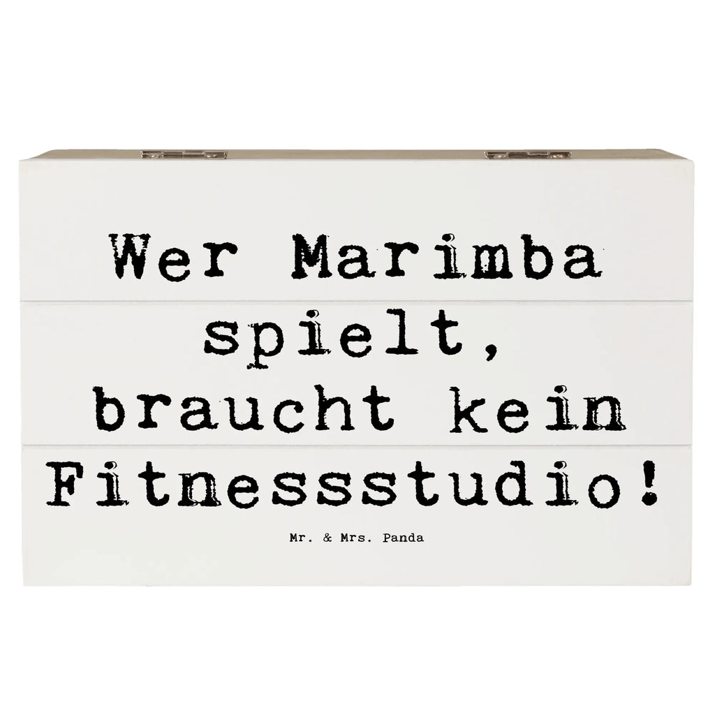 Wooden chest Saying Wer Marimba spielt, braucht kein Fitnessstudio! Erinnerungskiste, Geschenkdose, Schatulle, Truhe, Schatzkiste, XXL, Aufbewahrungsbox, Holzkiste, Kiste, Geschenkbox, Dekokiste, Erinnerungsbox, Instrumente, Geschenke Musiker, Musikliebhaber