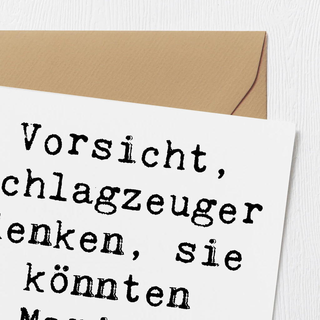 Deluxe Karte Spruch Marimba Humor Karte, Glückwunschkarte, Hochwertige Klappkarte, Hochwertige Grußkarte, Hochzeitskarte, Geburtstagskarte, Grußkarte, Einladungskarte, Klappkarte, Instrumente, Geschenke Musiker, Musikliebhaber