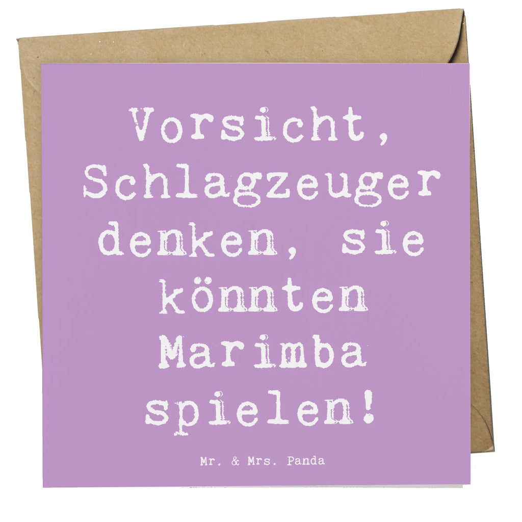 Deluxe Karte Spruch Marimba Humor Karte, Glückwunschkarte, Hochwertige Klappkarte, Hochwertige Grußkarte, Hochzeitskarte, Geburtstagskarte, Grußkarte, Einladungskarte, Klappkarte, Instrumente, Geschenke Musiker, Musikliebhaber