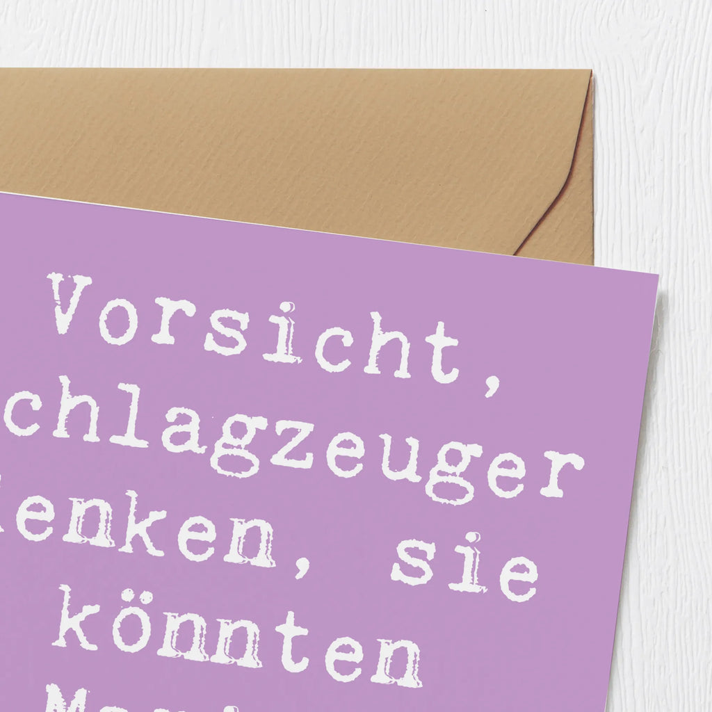 Deluxe Karte Spruch Marimba Humor Karte, Glückwunschkarte, Hochwertige Klappkarte, Hochwertige Grußkarte, Hochzeitskarte, Geburtstagskarte, Grußkarte, Einladungskarte, Klappkarte, Instrumente, Geschenke Musiker, Musikliebhaber