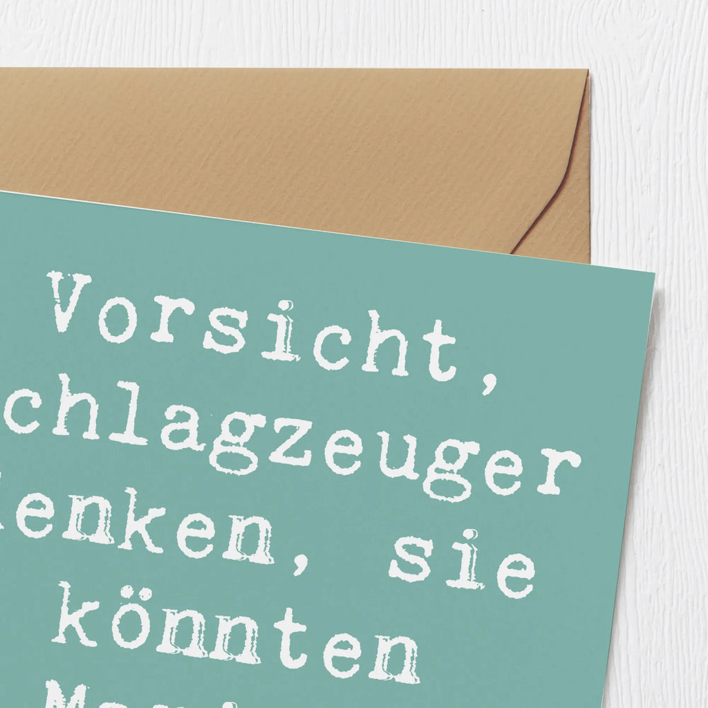 Deluxe Karte Spruch Marimba Humor Karte, Glückwunschkarte, Hochwertige Klappkarte, Hochwertige Grußkarte, Hochzeitskarte, Geburtstagskarte, Grußkarte, Einladungskarte, Klappkarte, Instrumente, Geschenke Musiker, Musikliebhaber