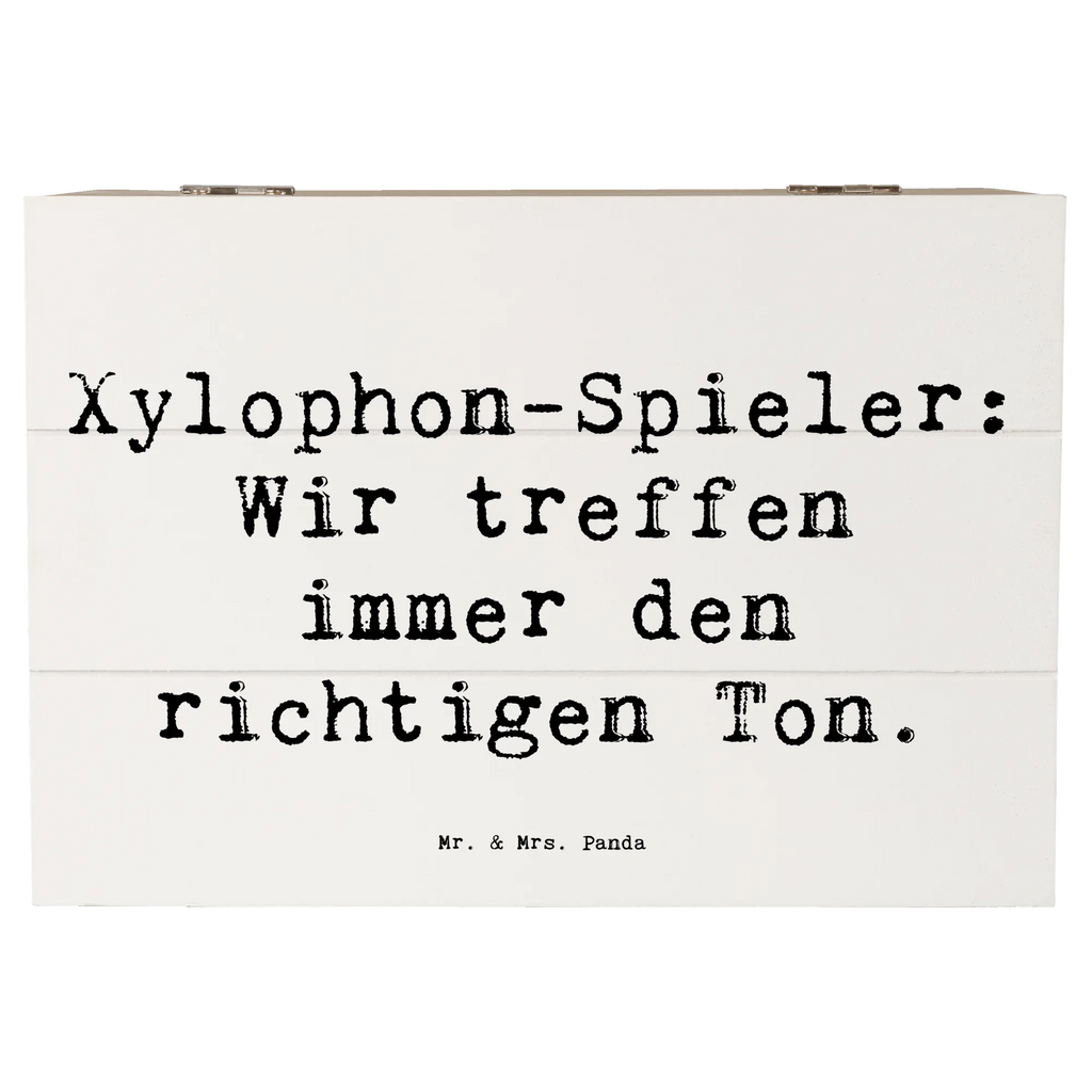Holzkiste Spruch Xylophon Melodie Erinnerungsbox, Erinnerungskiste, Aufbewahrungsbox, Schatzkiste, Schatulle, XXL, Geschenkdose, Holzkiste, Geschenkbox, Kiste, Truhe, Dekokiste, Instrumente, Geschenke Musiker, Musikliebhaber