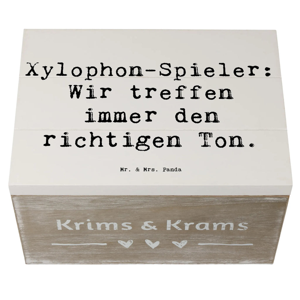 Holzkiste Spruch Xylophon Melodie Erinnerungsbox, Erinnerungskiste, Aufbewahrungsbox, Schatzkiste, Schatulle, XXL, Geschenkdose, Holzkiste, Geschenkbox, Kiste, Truhe, Dekokiste, Instrumente, Geschenke Musiker, Musikliebhaber