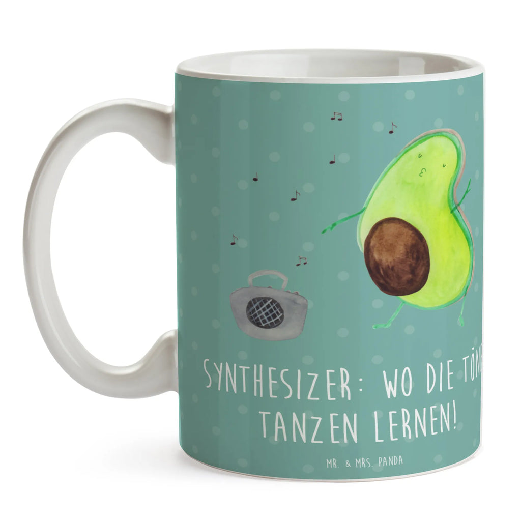 Mug Synthesizer: Wo die Töne tanzen lernen! Kaffeetasse, Tasse, Tasse mit Zitaten, Keramiktasse, Tasse mit Motiven, Bürotasse, Teetasse, Geschenktasse, Porzellantasse, Instrumente, Geschenke Musiker, Musikliebhaber