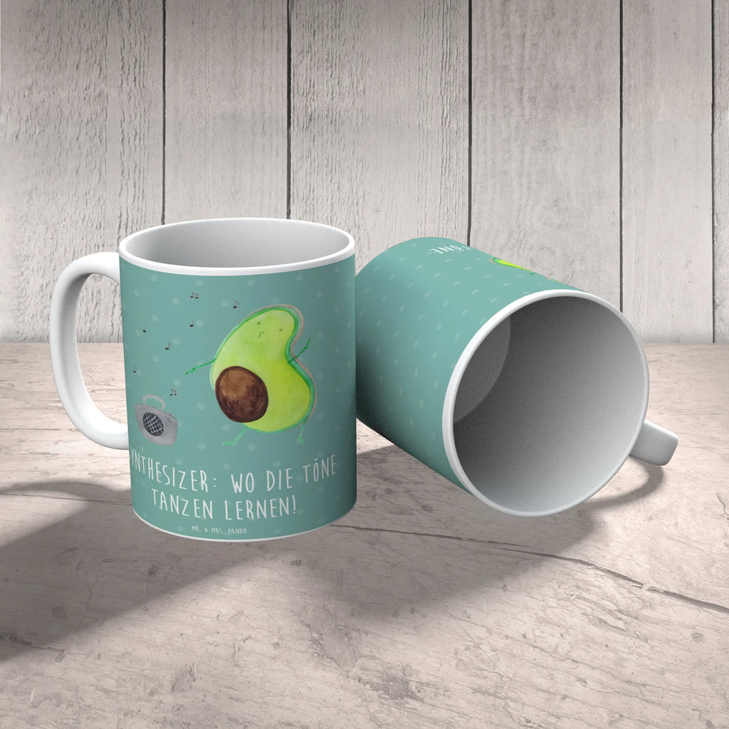 Mug Synthesizer: Wo die Töne tanzen lernen! Kaffeetasse, Tasse, Tasse mit Zitaten, Keramiktasse, Tasse mit Motiven, Bürotasse, Teetasse, Geschenktasse, Porzellantasse, Instrumente, Geschenke Musiker, Musikliebhaber