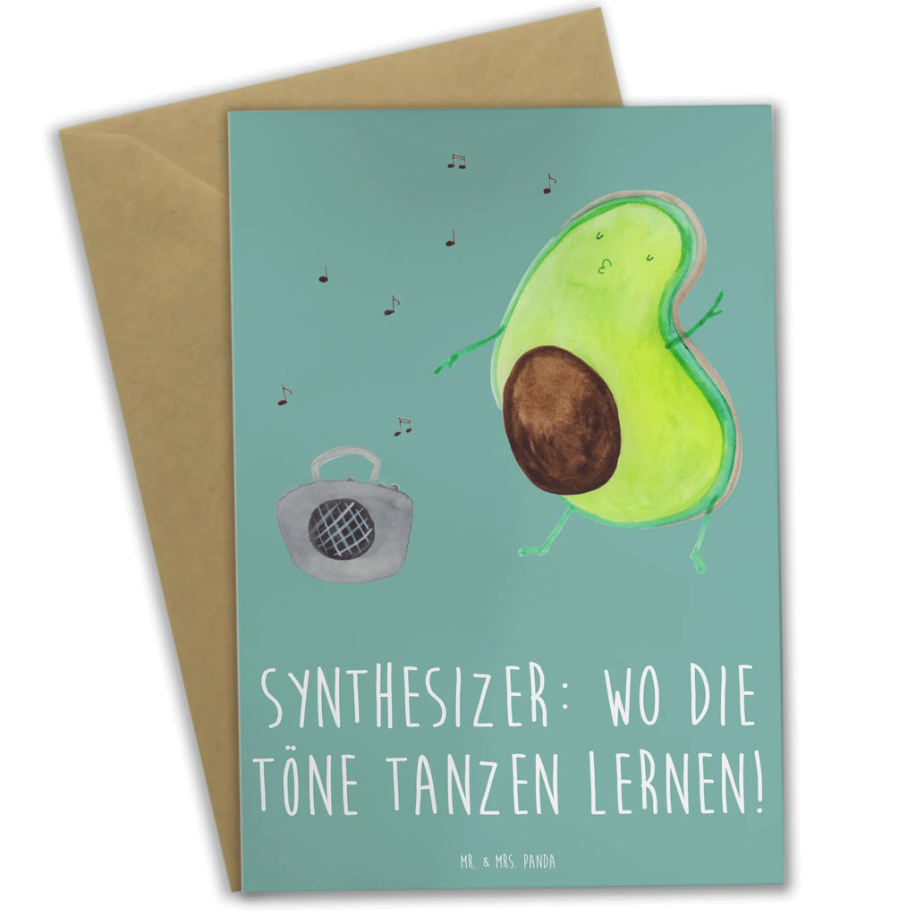 Grußkarte Synthesizer Tanz Grußkarte, Hochzeitskarte, Klappkarte, Glückwunschkarte, Karte, Geburtstagskarte, Ansichtskarten, Einladungskarte, Instrumente, Geschenke Musiker, Musikliebhaber