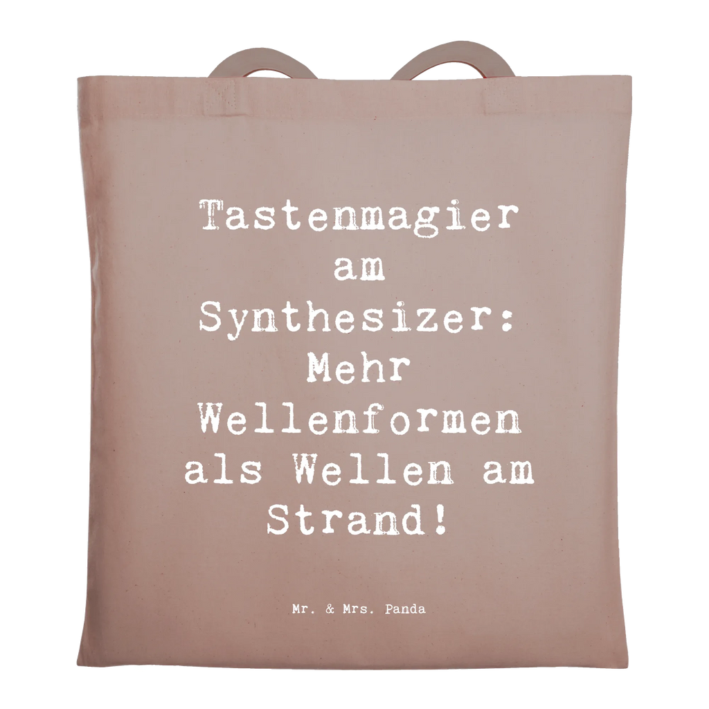 Tote bag Saying Tastenmagier am Synthesizer: Mehr Wellenformen als Wellen am Strand! Stoffbeutel, Einkaufstasche, Einkaufstüte, Strandtasche, Schultertasche, Tasche, Jutetasche, Laptoptasche, Umhängetasche, Tragetasche, Beutel, Jutebeutel, Stofftasche, Badetasche, Beuteltasche, Shopper, Instrumente, Geschenke Musiker, Musikliebhaber
