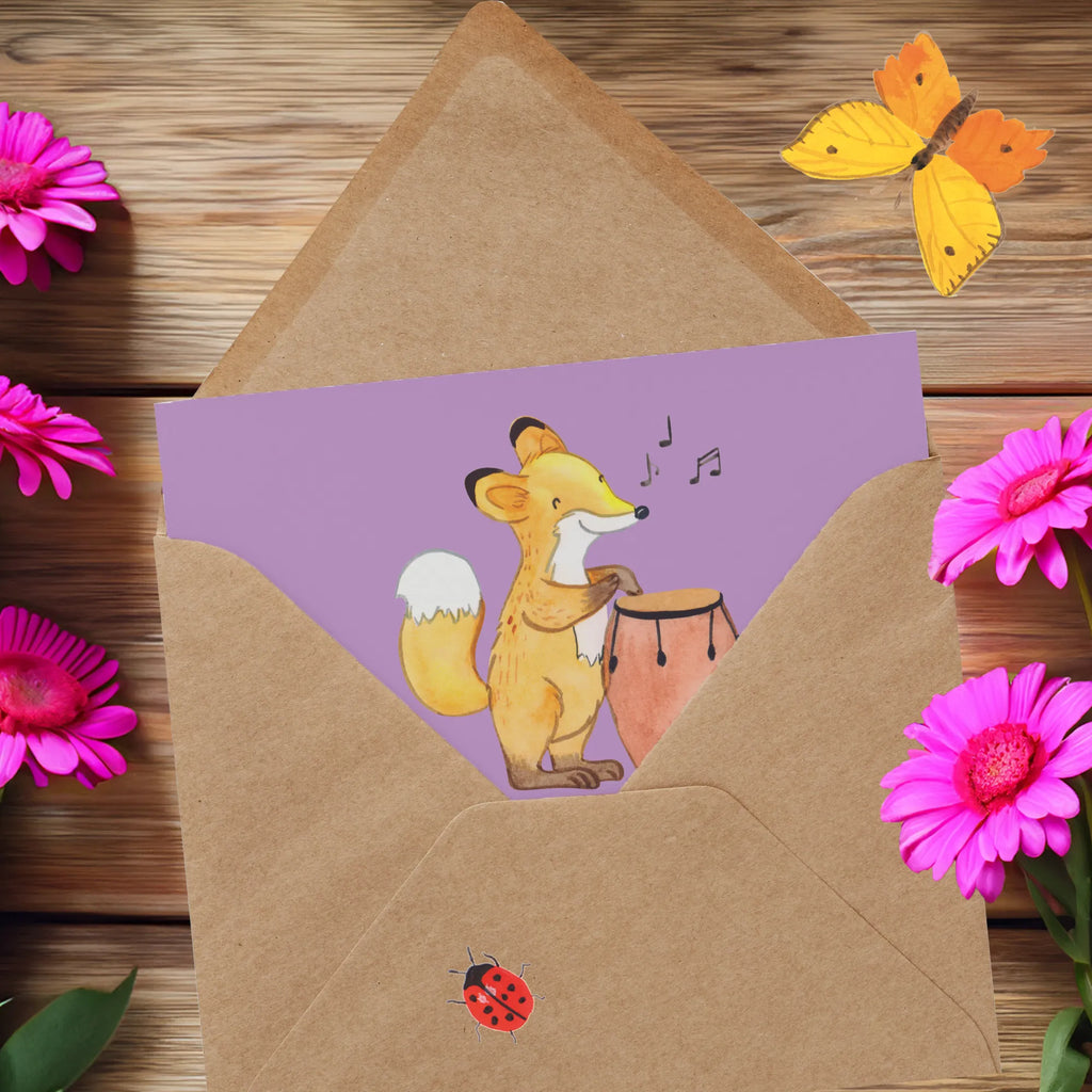 Deluxe Karte Djembe Freude Klappkarte, Karte, Hochwertige Grußkarte, Hochzeitskarte, Einladungskarte, Hochwertige Klappkarte, Geburtstagskarte, Glückwunschkarte, Grußkarte, Instrumente, Geschenke Musiker, Musikliebhaber