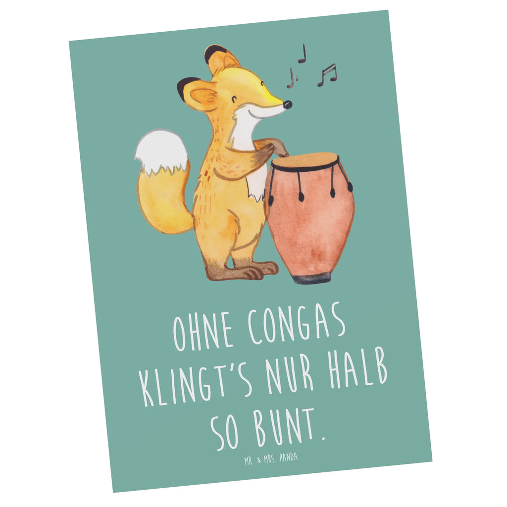 Postcard Ohne Congas klingt's nur halb so bunt. Dankeskarte, Einladung Geburtstag, Geburtstagskarte, Einladungskarte, Karte, Ansichtskarten, Grußkarte, Geschenkkarte, Postkarte, Ansichtskarte, Einladungskarten Geburtstag, Einladung, Instrumente, Geschenke Musiker, Musikliebhaber