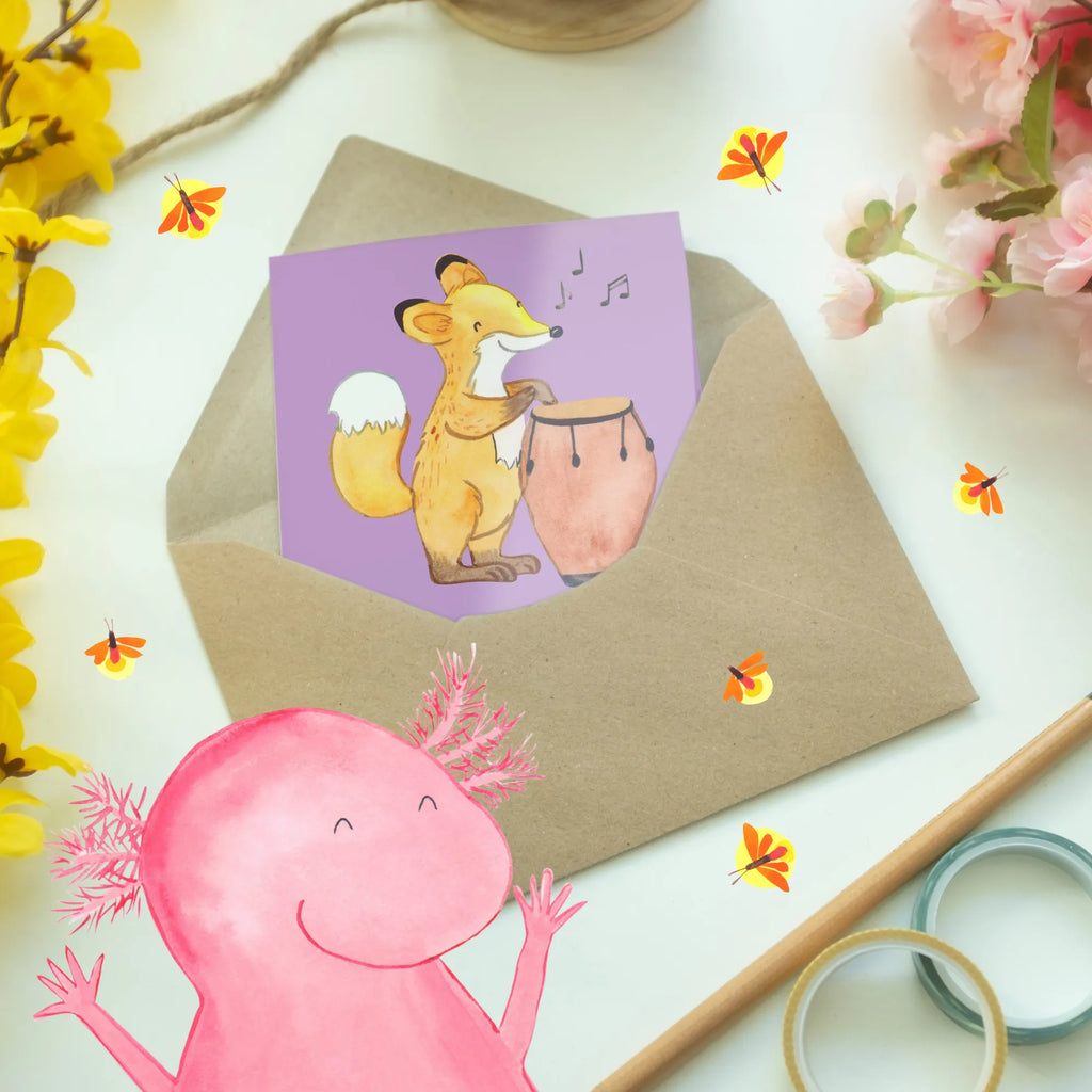 Grußkarte Bunte Congas Geburtstagskarte, Glückwunschkarte, Grußkarte, Einladungskarte, Ansichtskarten, Klappkarte, Hochzeitskarte, Karte, Instrumente, Geschenke Musiker, Musikliebhaber