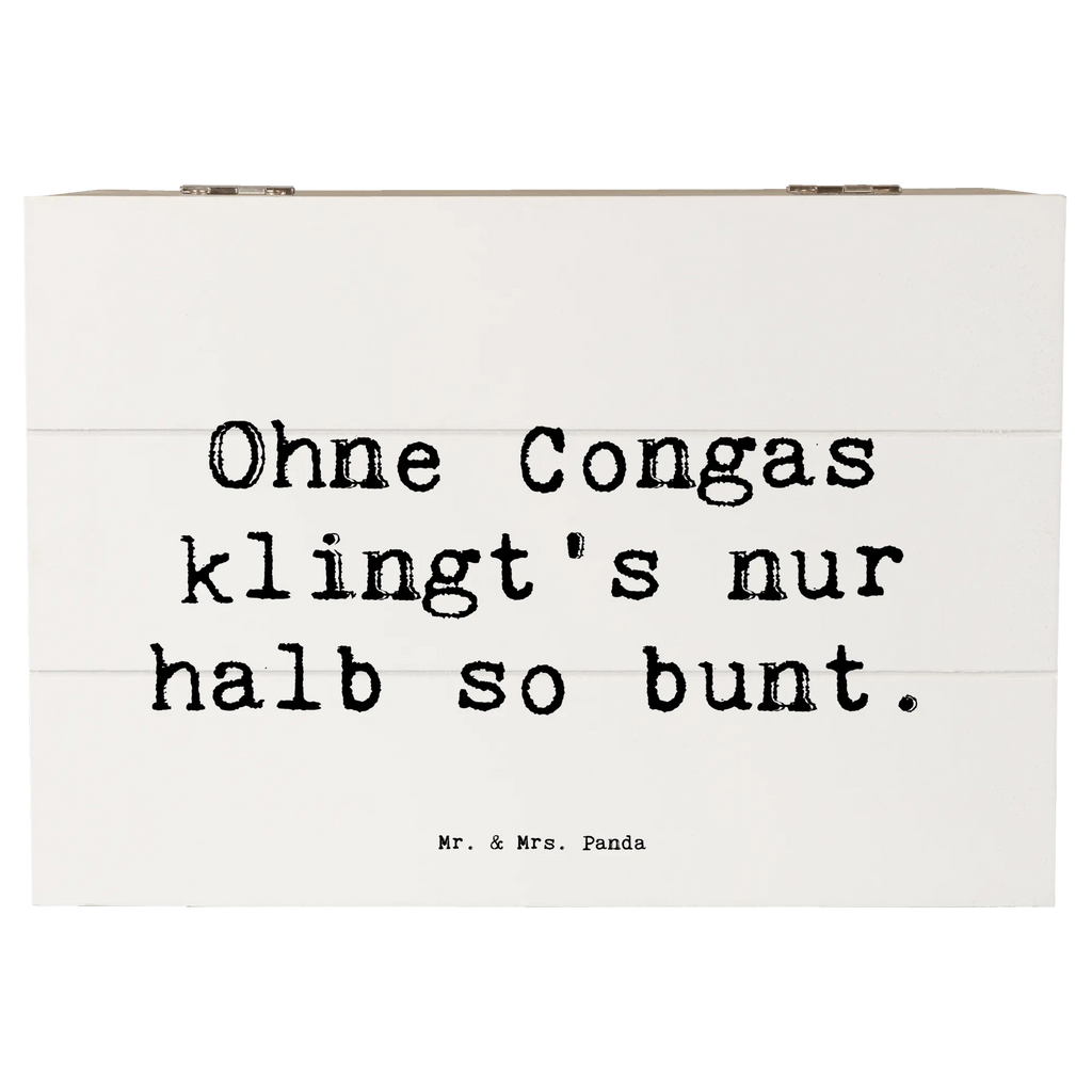 Holzkiste Spruch Bunte Congas XXL, Geschenkdose, Erinnerungsbox, Holzkiste, Dekokiste, Geschenkbox, Schatulle, Schatzkiste, Kiste, Truhe, Erinnerungskiste, Aufbewahrungsbox, Instrumente, Geschenke Musiker, Musikliebhaber