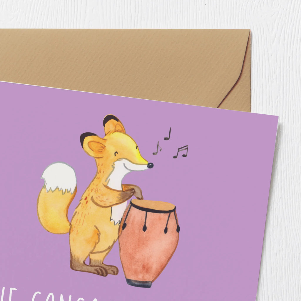 Deluxe Karte Bunte Congas Glückwunschkarte, Grußkarte, Karte, Hochzeitskarte, Einladungskarte, Hochwertige Grußkarte, Klappkarte, Hochwertige Klappkarte, Geburtstagskarte, Instrumente, Geschenke Musiker, Musikliebhaber