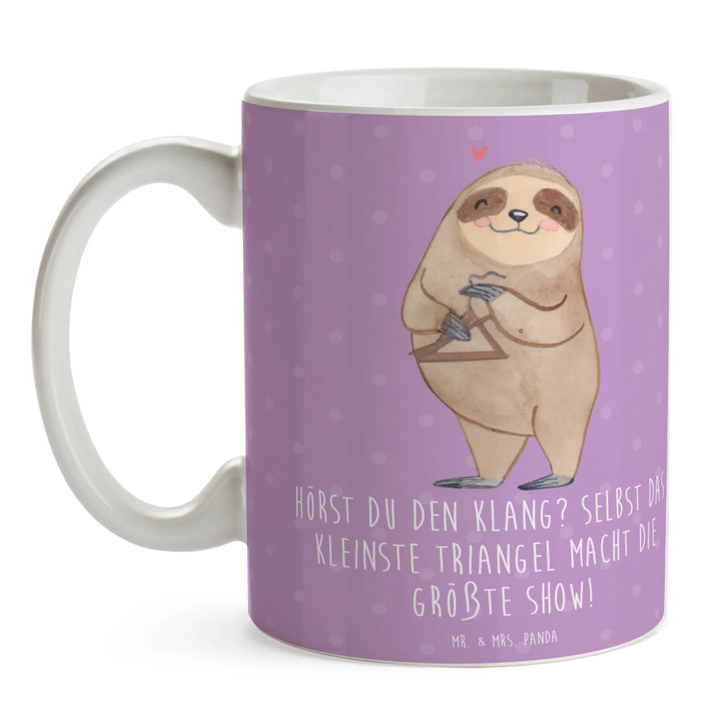 Tasse Triangel Klang Teetasse, Tasse mit Motiven, Tasse mit Zitaten, Geschenktasse, Keramiktasse, Kaffeetasse, Tasse, Bürotasse, Porzellantasse, Instrumente, Geschenke Musiker, Musikliebhaber