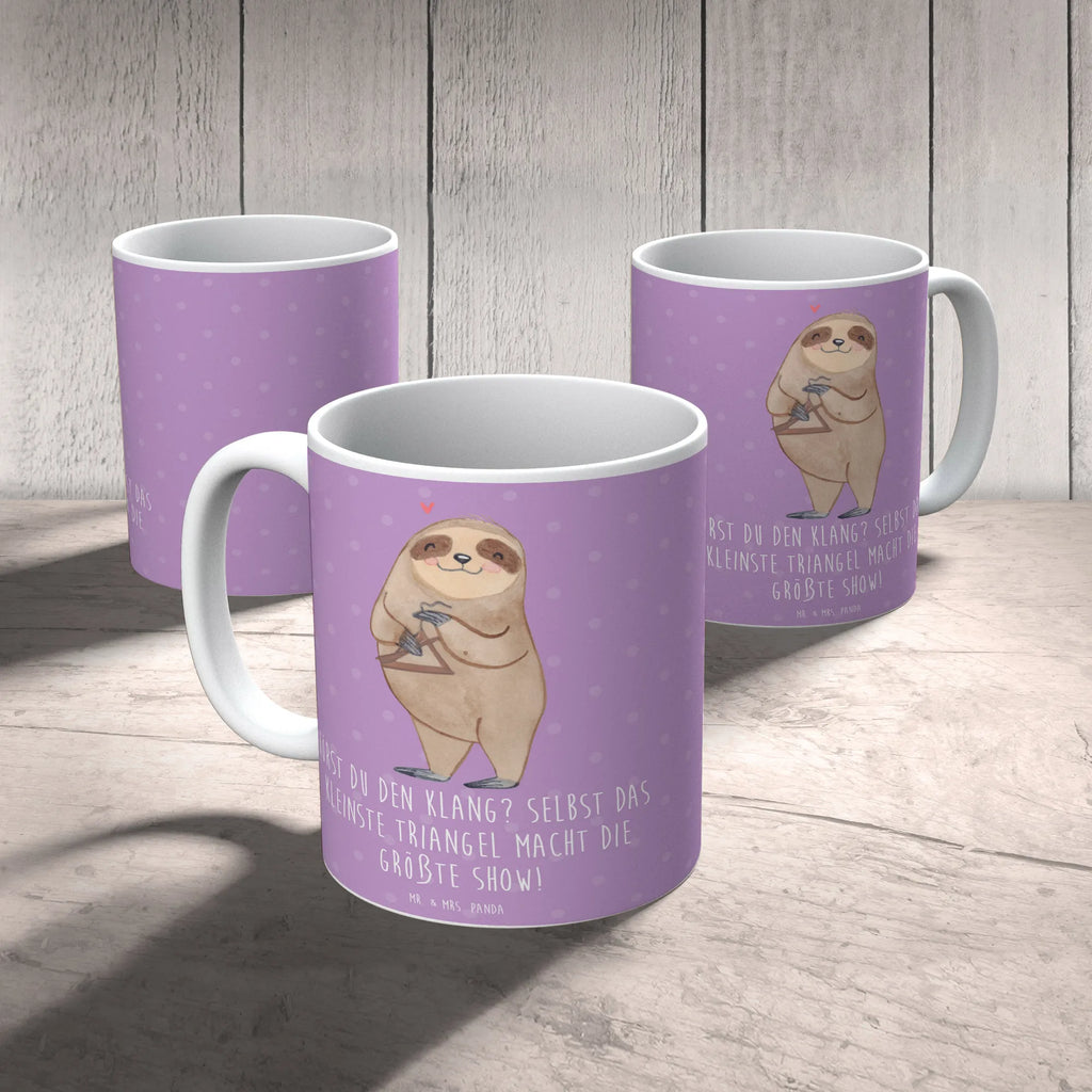 Tasse Triangel Klang Teetasse, Tasse mit Motiven, Tasse mit Zitaten, Geschenktasse, Keramiktasse, Kaffeetasse, Tasse, Bürotasse, Porzellantasse, Instrumente, Geschenke Musiker, Musikliebhaber