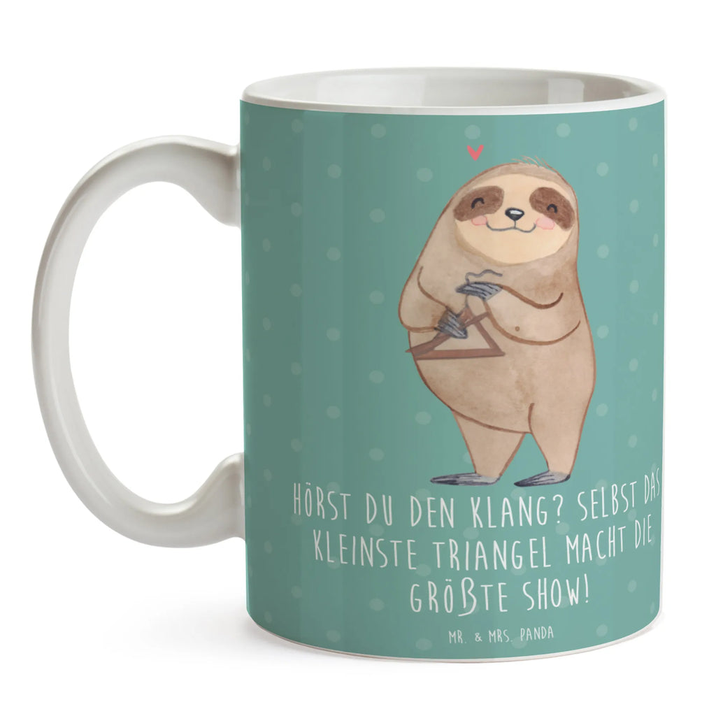 Tasse Triangel Klang Teetasse, Tasse mit Motiven, Tasse mit Zitaten, Geschenktasse, Keramiktasse, Kaffeetasse, Tasse, Bürotasse, Porzellantasse, Instrumente, Geschenke Musiker, Musikliebhaber