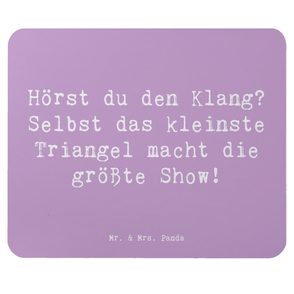 Mouse mat Saying Hörst du den Klang? Selbst das kleinste Triangel macht die größte Show! Mousepad, Mausunterlage, Büroausstattung, Designer Mauspad, Einzigartiges Mauspad, Mauspad, PC Zubehör, Arbeitszimmer, Mauspad Büro, Computer zubehör, Instrumente, Geschenke Musiker, Musikliebhaber