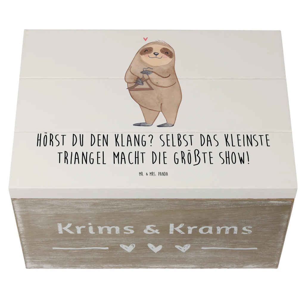 Holzkiste Triangel Klang Holzkiste, Dekokiste, Geschenkbox, Erinnerungskiste, Erinnerungsbox, Schatzkiste, Geschenkdose, Truhe, Aufbewahrungsbox, Kiste, XXL, Schatulle, Instrumente, Geschenke Musiker, Musikliebhaber