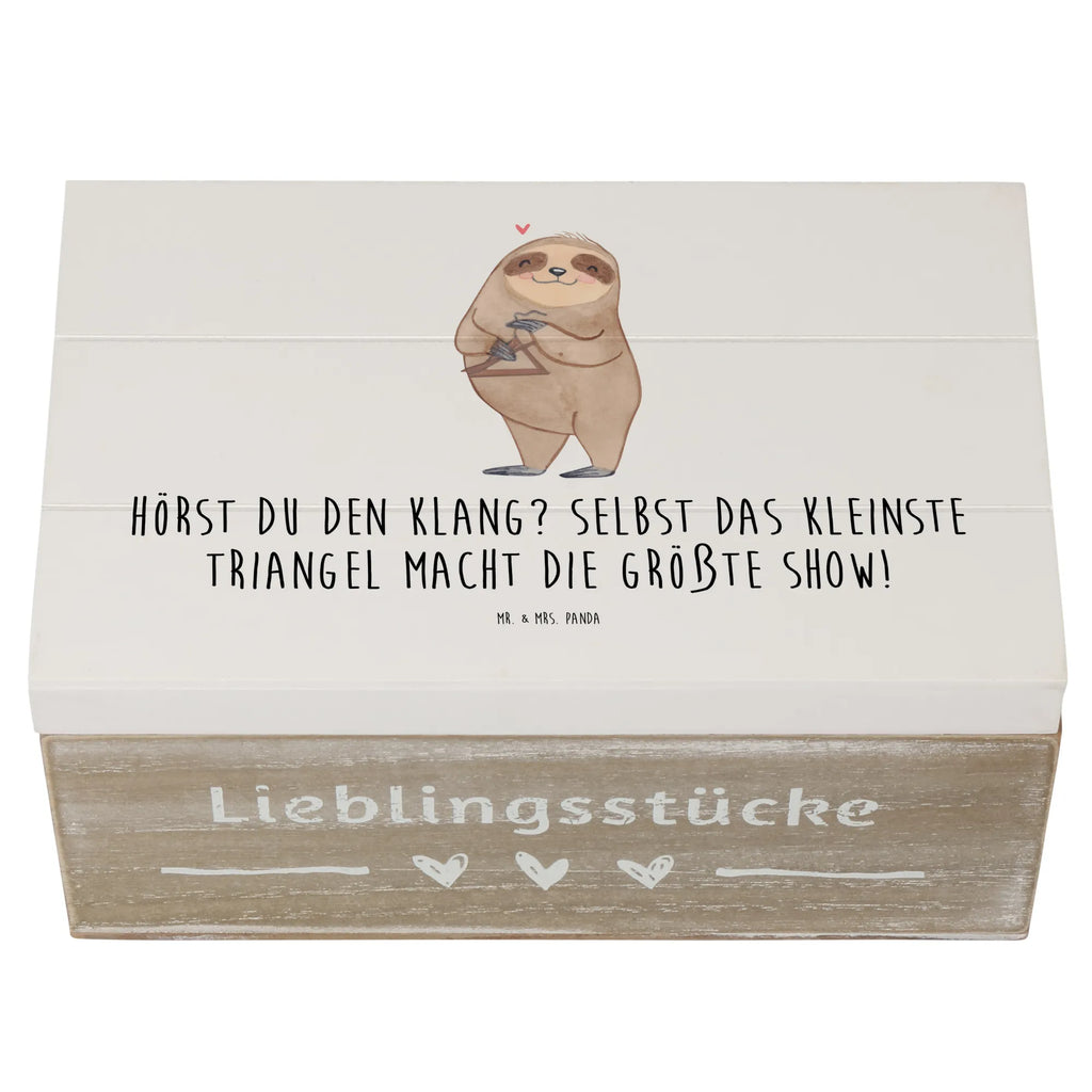 Holzkiste Triangel Klang Holzkiste, Dekokiste, Geschenkbox, Erinnerungskiste, Erinnerungsbox, Schatzkiste, Geschenkdose, Truhe, Aufbewahrungsbox, Kiste, XXL, Schatulle, Instrumente, Geschenke Musiker, Musikliebhaber