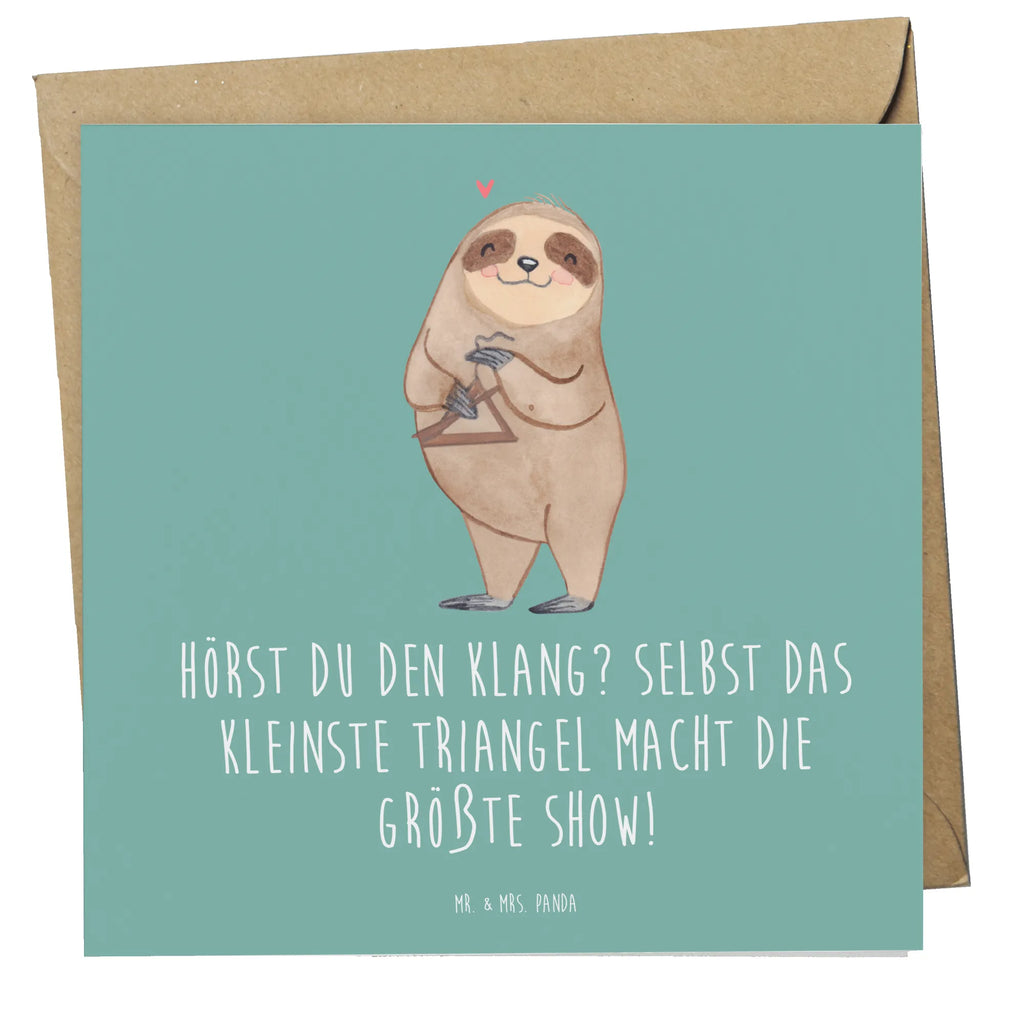 Deluxe Karte Triangel Klang Karte, Hochwertige Klappkarte, Glückwunschkarte, Hochwertige Grußkarte, Geburtstagskarte, Klappkarte, Grußkarte, Einladungskarte, Hochzeitskarte, Instrumente, Geschenke Musiker, Musikliebhaber