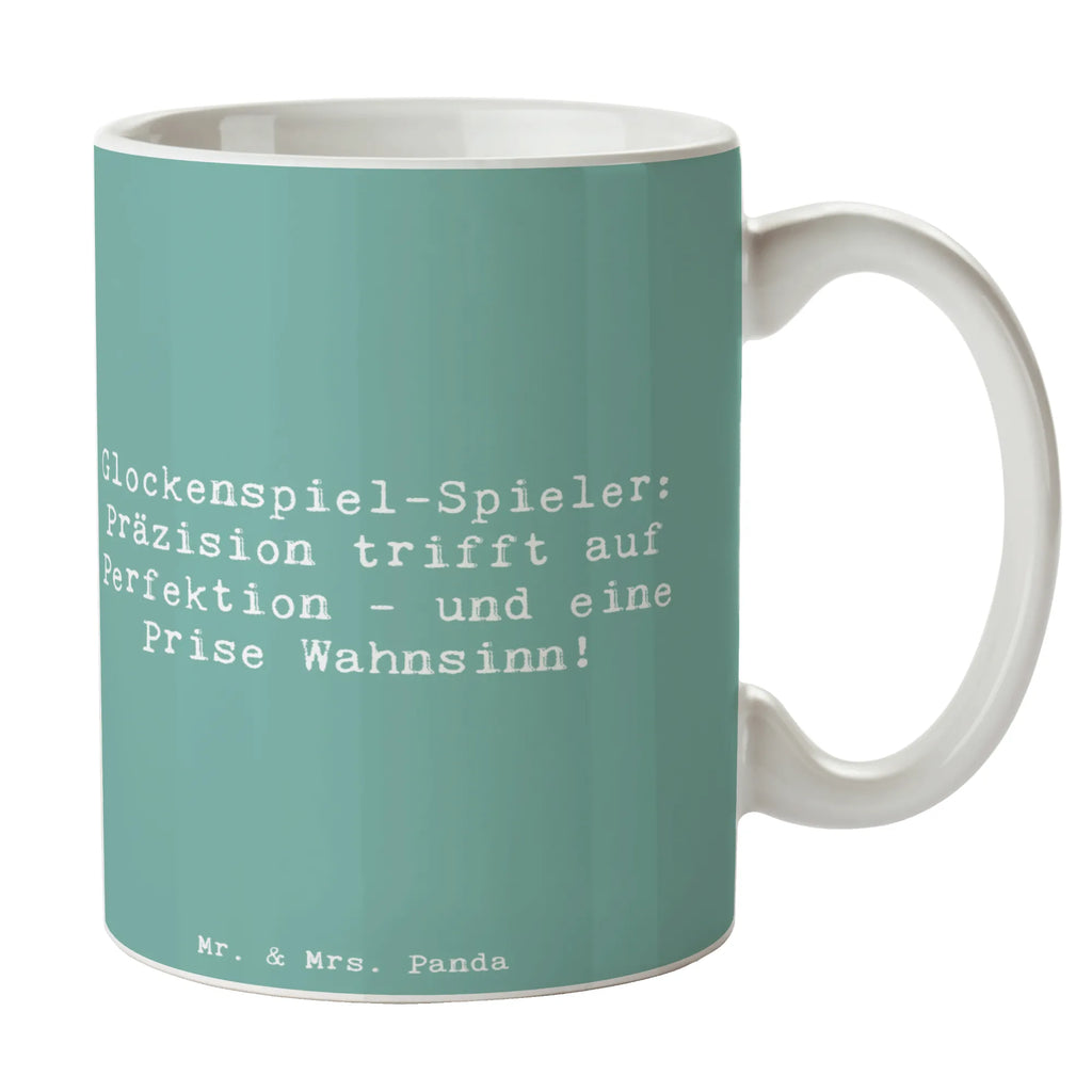 Mug Saying Glockenspiel-Spieler: Präzision trifft auf Perfektion - und eine Prise Wahnsinn! Geschenktasse, Kaffeetasse, Tasse mit Zitaten, Teetasse, Bürotasse, Porzellantasse, Keramiktasse, Tasse mit Motiven, Tasse, Instrumente, Geschenke Musiker, Musikliebhaber