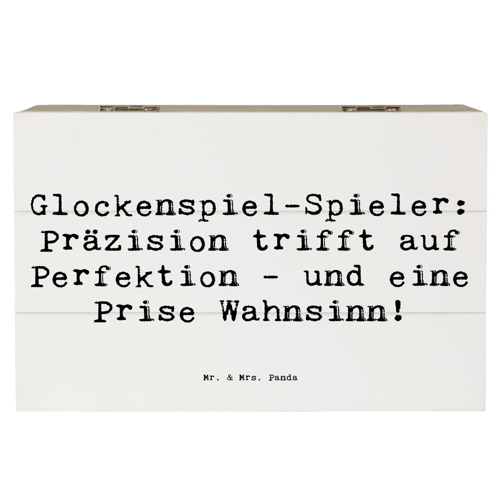 Holzkiste Spruch Glockenspiel Kultur Aufbewahrungsbox, Dekokiste, Erinnerungskiste, XXL, Schatulle, Holzkiste, Schatzkiste, Geschenkbox, Erinnerungsbox, Truhe, Kiste, Geschenkdose, Instrumente, Geschenke Musiker, Musikliebhaber