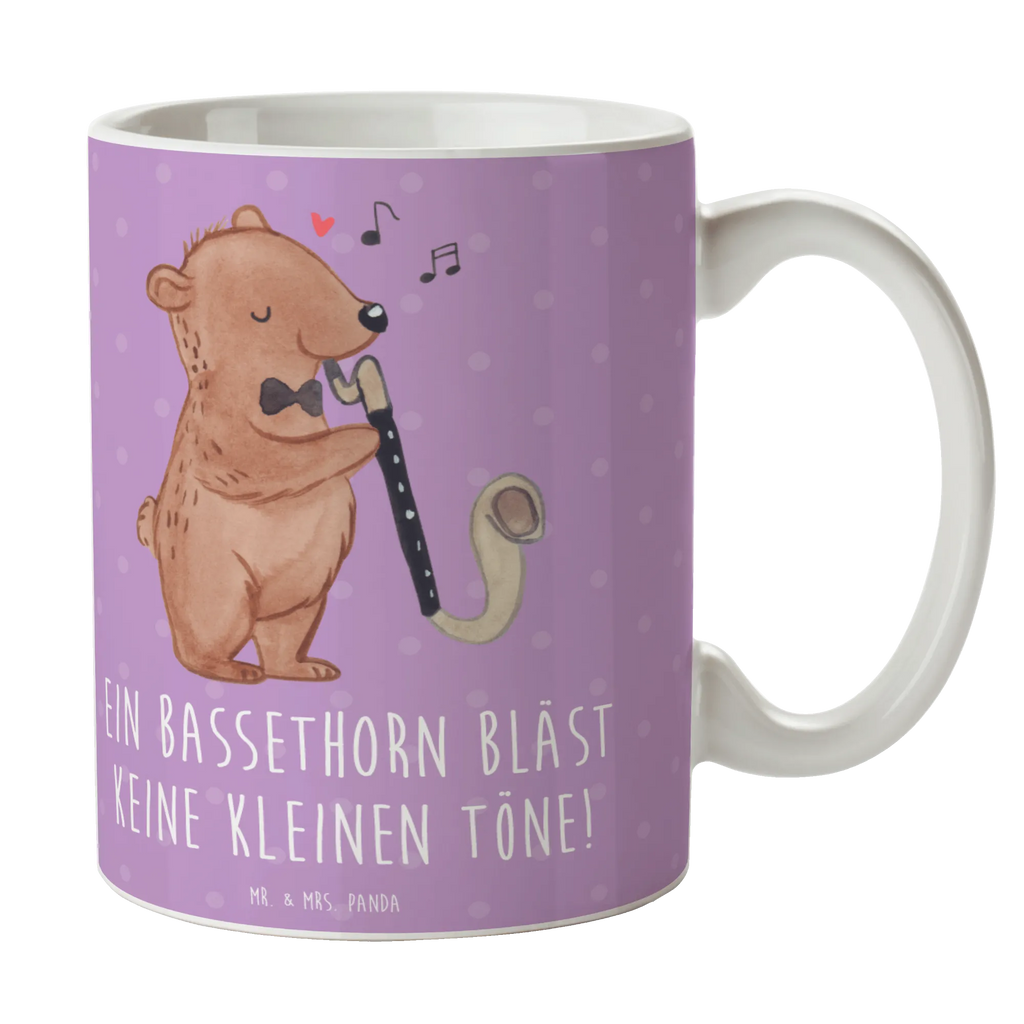 Mug Ein Bassethorn bläst keine kleinen Töne! Porzellantasse, Teetasse, Tasse mit Motiven, Tasse mit Zitaten, Geschenktasse, Bürotasse, Keramiktasse, Kaffeetasse, Tasse, Instrumente, Geschenke Musiker, Musikliebhaber