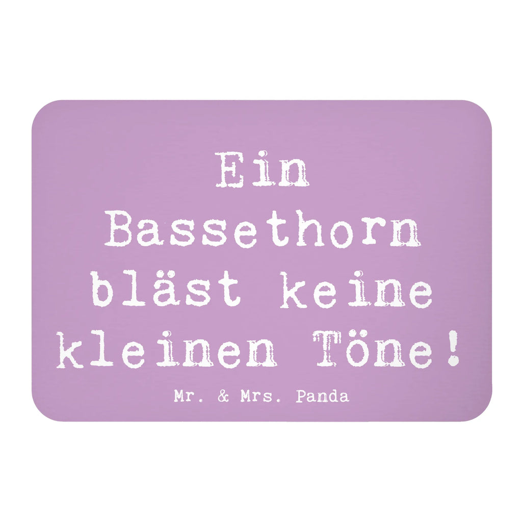 Magnet Saying Ein Bassethorn bläst keine kleinen Töne! Motivmagnete, Notiz Magnet, Pinnwandmagnet, Kühlschrankmagnet, Whiteboard Magnet, Dekomagnet, Kühlschrank Dekoration, Souvenir Magnet, Instrumente, Geschenke Musiker, Musikliebhaber