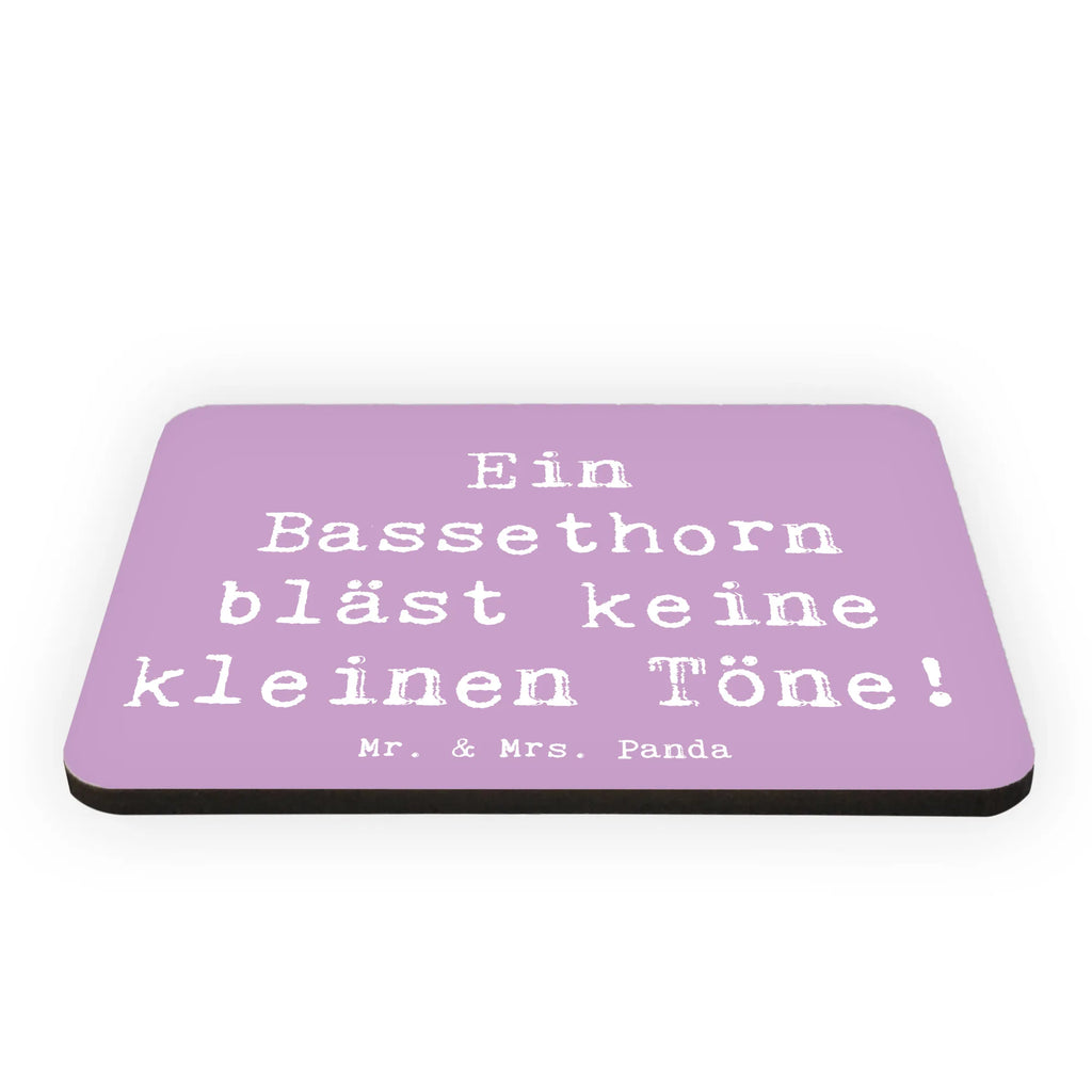 Magnet Saying Ein Bassethorn bläst keine kleinen Töne! Motivmagnete, Notiz Magnet, Pinnwandmagnet, Kühlschrankmagnet, Whiteboard Magnet, Dekomagnet, Kühlschrank Dekoration, Souvenir Magnet, Instrumente, Geschenke Musiker, Musikliebhaber