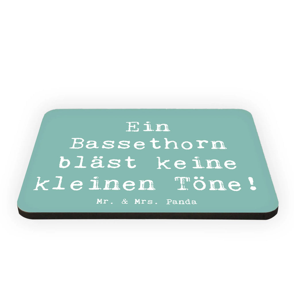 Magnet Saying Ein Bassethorn bläst keine kleinen Töne! Motivmagnete, Notiz Magnet, Pinnwandmagnet, Kühlschrankmagnet, Whiteboard Magnet, Dekomagnet, Kühlschrank Dekoration, Souvenir Magnet, Instrumente, Geschenke Musiker, Musikliebhaber