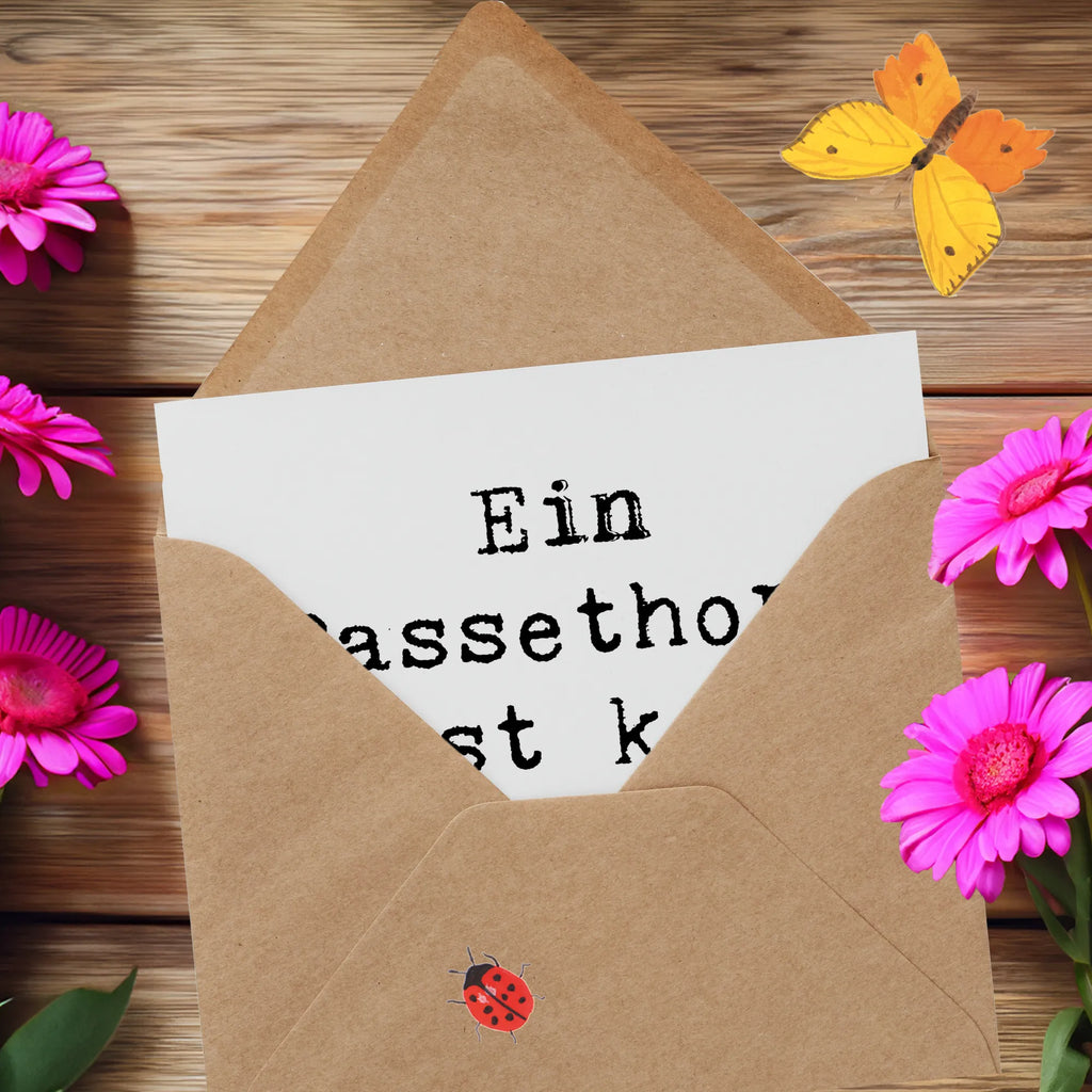 Deluxe Card Saying Ein Bassethorn bläst keine kleinen Töne! Hochwertige Grußkarte, Hochwertige Klappkarte, Karte, Geburtstagskarte, Einladungskarte, Klappkarte, Grußkarte, Hochzeitskarte, Glückwunschkarte, Instrumente, Geschenke Musiker, Musikliebhaber