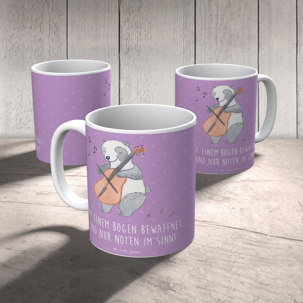 Mug Mit einem Bogen bewaffnet und nur Noten im Sinn! Geschenktasse, Porzellantasse, Bürotasse, Kaffeetasse, Tasse mit Motiven, Tasse, Keramiktasse, Tasse mit Zitaten, Teetasse, Instrumente, Geschenke Musiker, Musikliebhaber