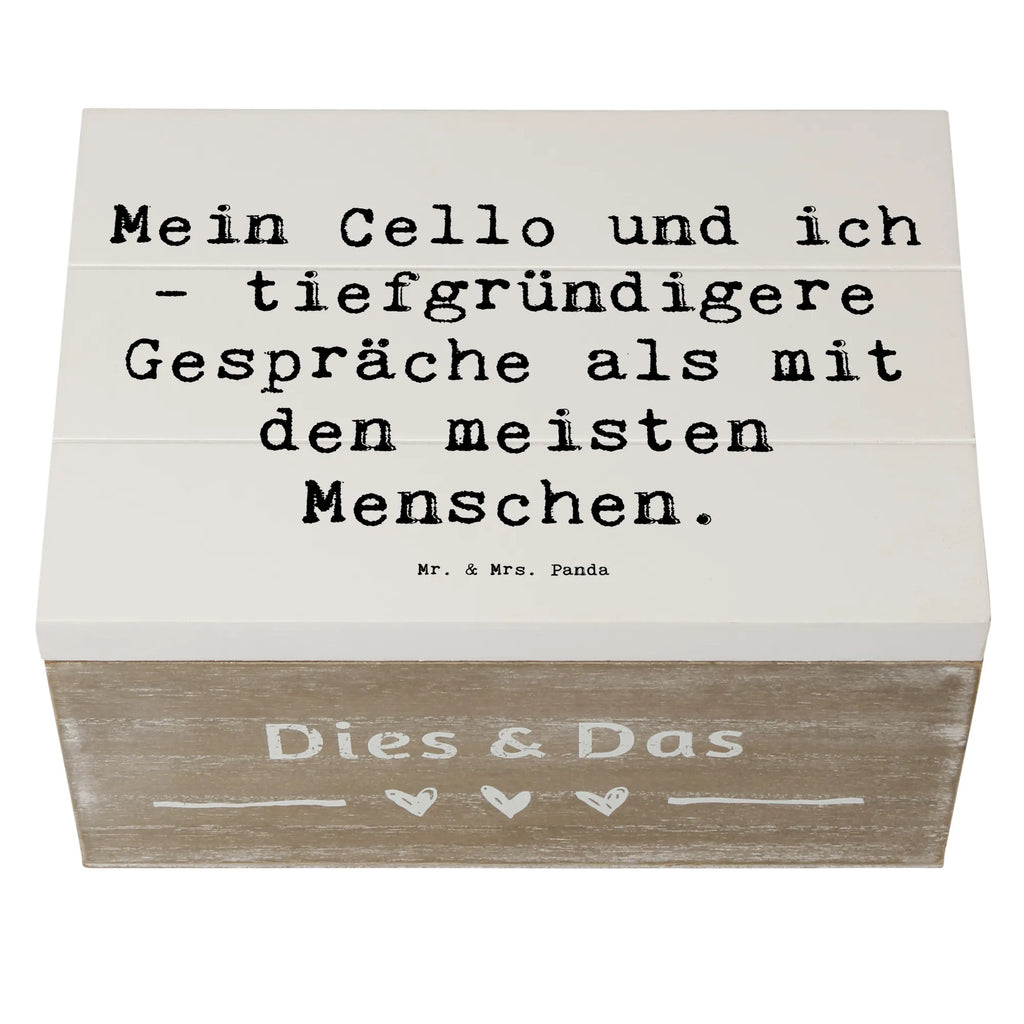 Holzkiste Spruch Violoncello Gespräche Dekokiste, Schatzkiste, Truhe, Aufbewahrungsbox, Geschenkdose, Schatulle, Geschenkbox, XXL, Kiste, Holzkiste, Erinnerungskiste, Erinnerungsbox, Instrumente, Geschenke Musiker, Musikliebhaber
