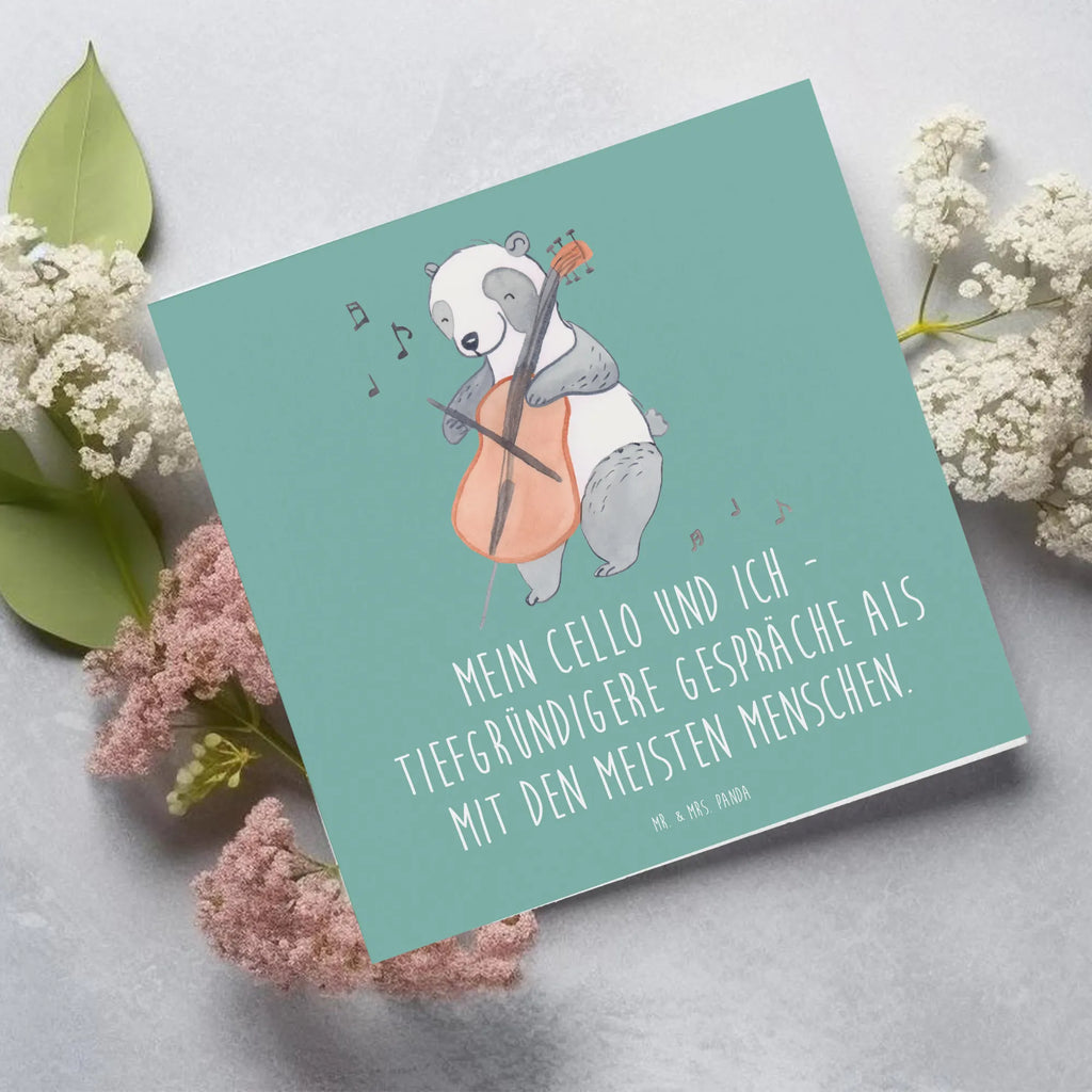 Deluxe Card Mein Cello und ich - tiefgründigere Gespräche als mit den meisten Menschen. Karte, Einladungskarte, Hochwertige Klappkarte, Hochzeitskarte, Geburtstagskarte, Grußkarte, Hochwertige Grußkarte, Glückwunschkarte, Klappkarte, Instrumente, Geschenke Musiker, Musikliebhaber