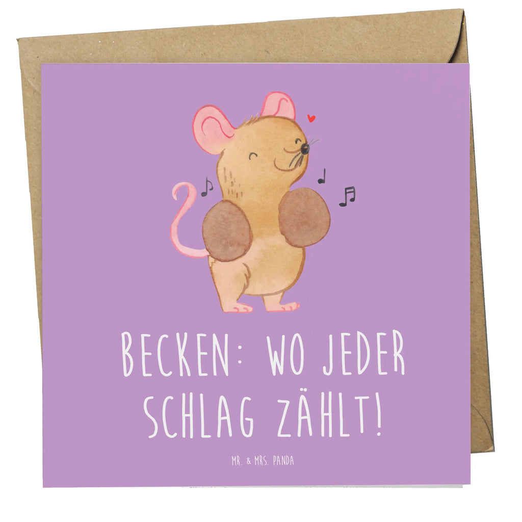 Deluxe Karte Becken Einladungskarte, Karte, Hochwertige Grußkarte, Hochwertige Klappkarte, Klappkarte, Glückwunschkarte, Hochzeitskarte, Grußkarte, Geburtstagskarte, Instrumente, Geschenke Musiker, Musikliebhaber