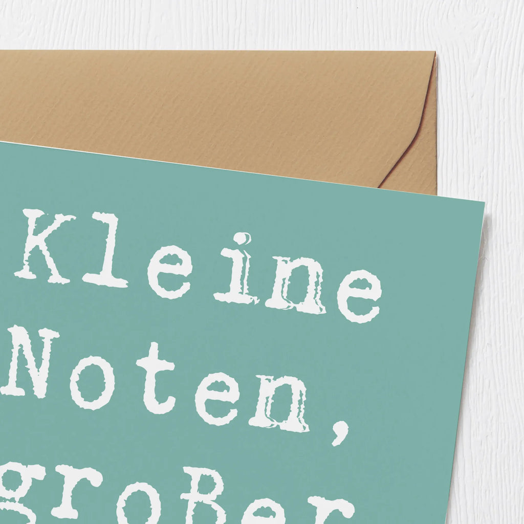 Deluxe Karte Spruch Bassklarinette Sound Einladungskarte, Grußkarte, Hochzeitskarte, Hochwertige Klappkarte, Geburtstagskarte, Klappkarte, Glückwunschkarte, Karte, Hochwertige Grußkarte, Instrumente, Geschenke Musiker, Musikliebhaber