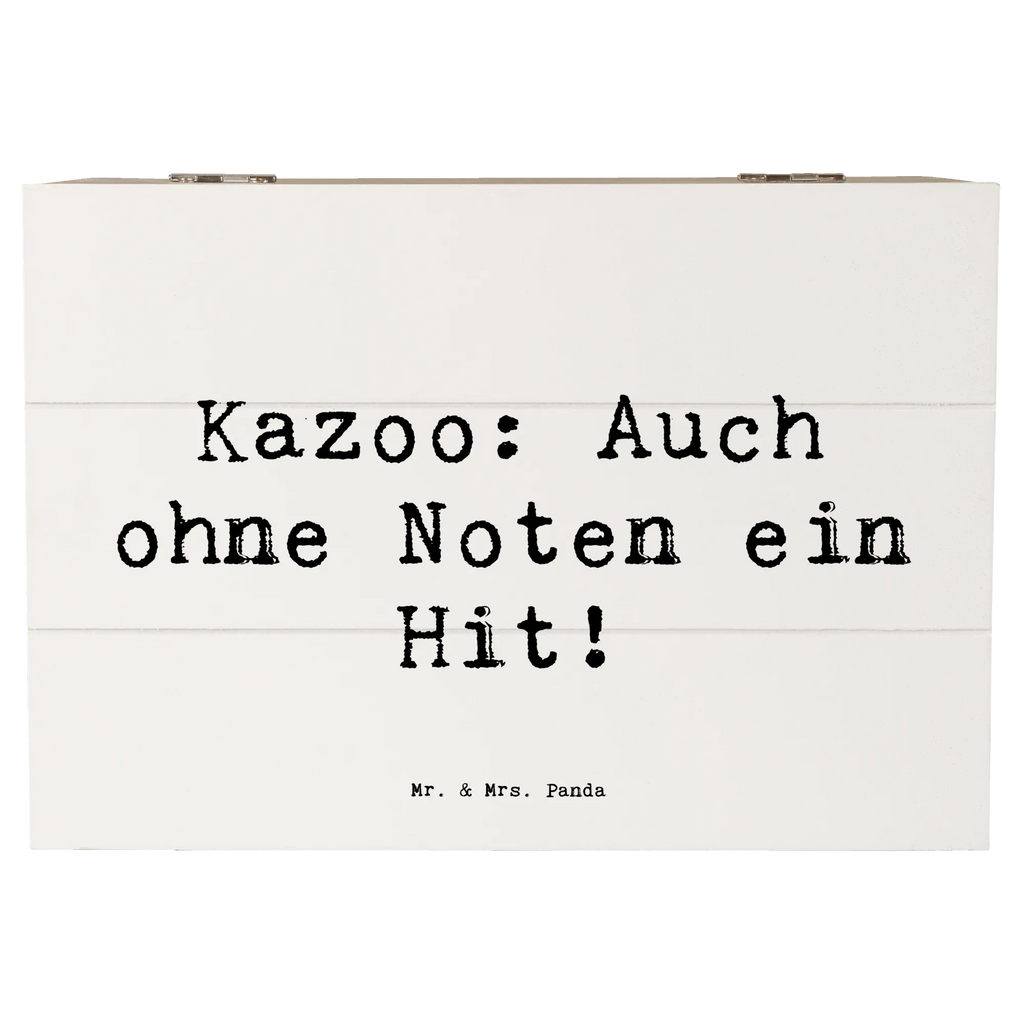Holzkiste Spruch Kazoo Hit Geschenkdose, Truhe, Kiste, XXL, Holzkiste, Aufbewahrungsbox, Erinnerungskiste, Erinnerungsbox, Geschenkbox, Schatzkiste, Schatulle, Dekokiste, Instrumente, Geschenke Musiker, Musikliebhaber