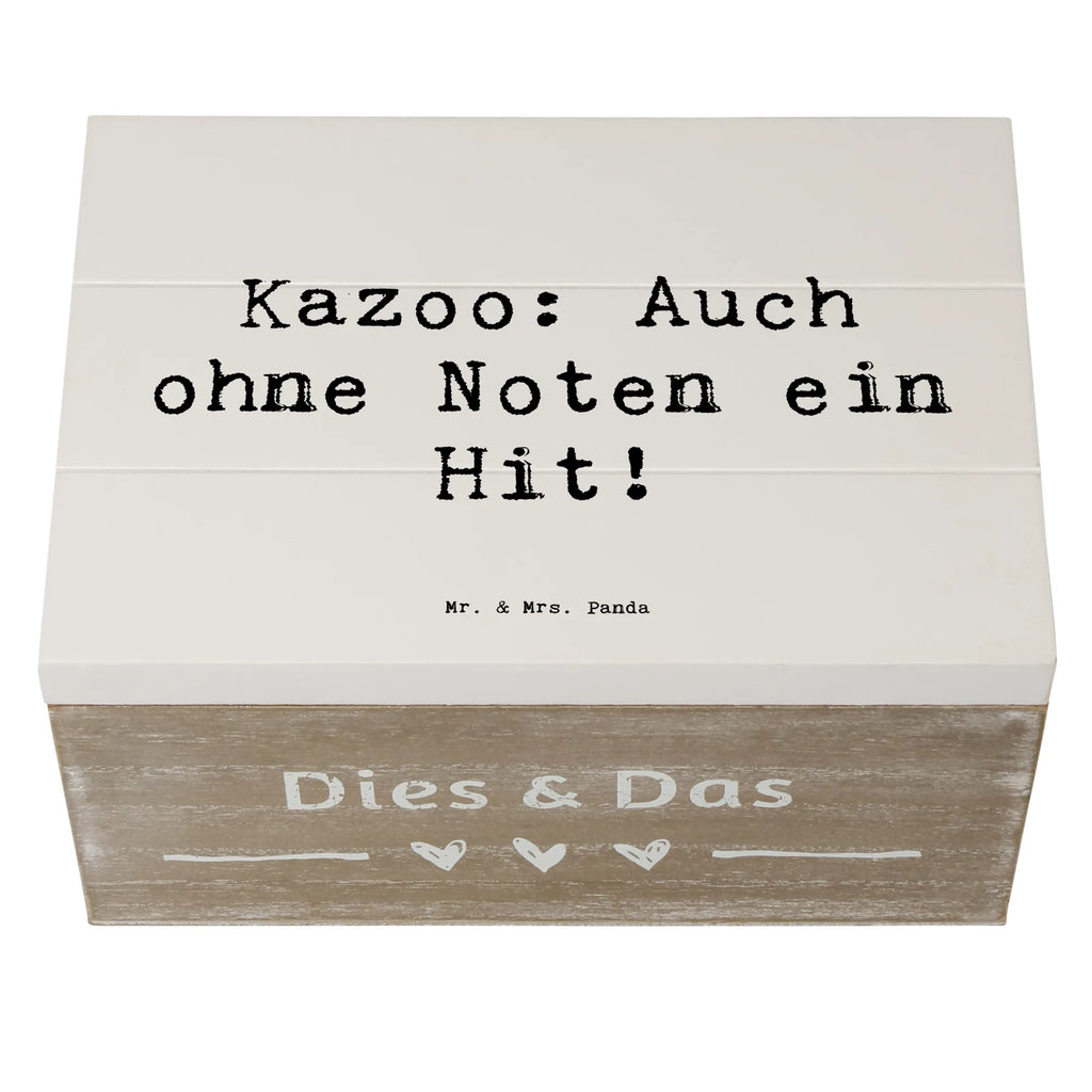 Holzkiste Spruch Kazoo Hit Geschenkdose, Truhe, Kiste, XXL, Holzkiste, Aufbewahrungsbox, Erinnerungskiste, Erinnerungsbox, Geschenkbox, Schatzkiste, Schatulle, Dekokiste, Instrumente, Geschenke Musiker, Musikliebhaber